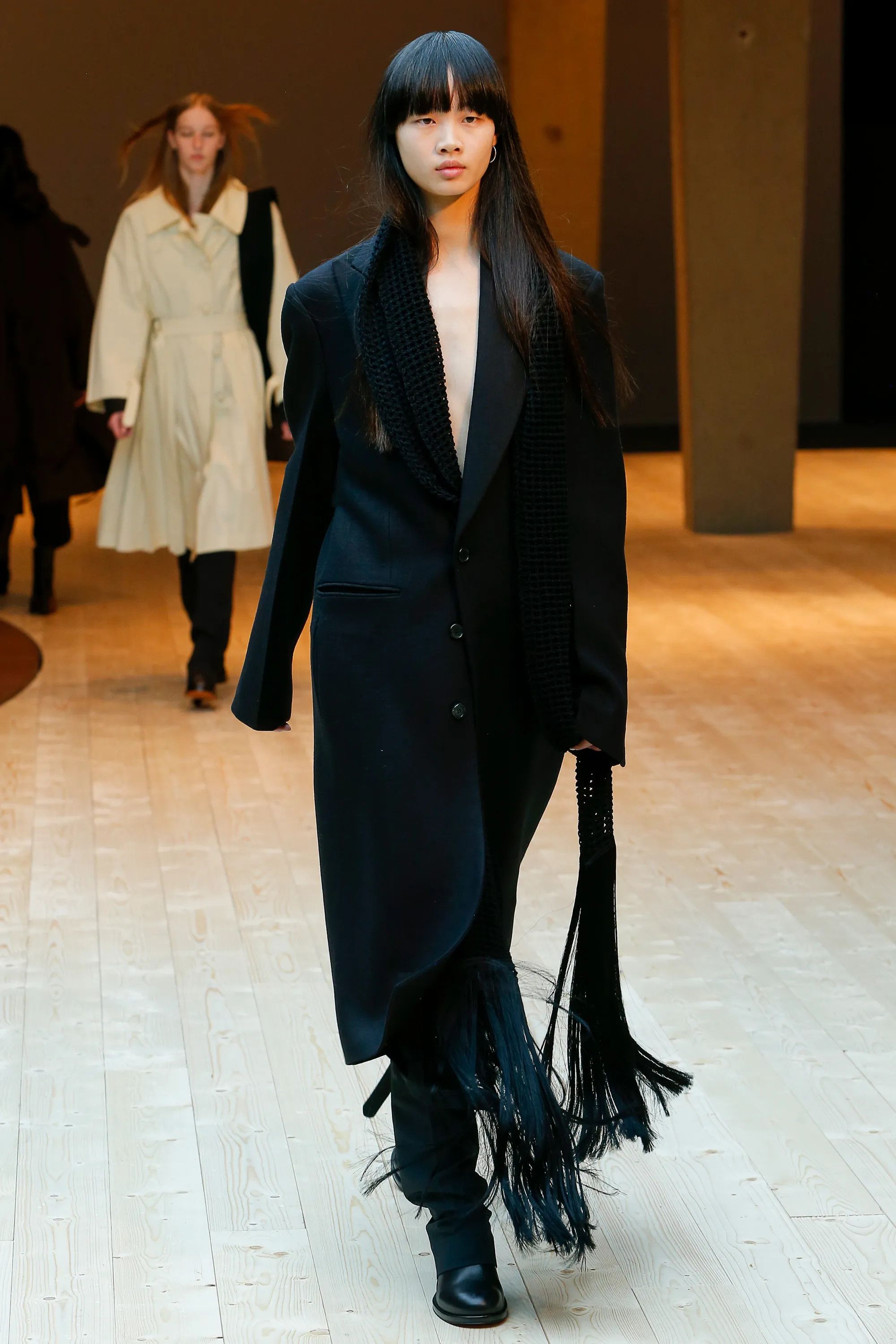 Celine Fall 2017 Runway Chesterfield Coat Size XS / US 0-2 / IT 36-38 - 10 Thumbnail