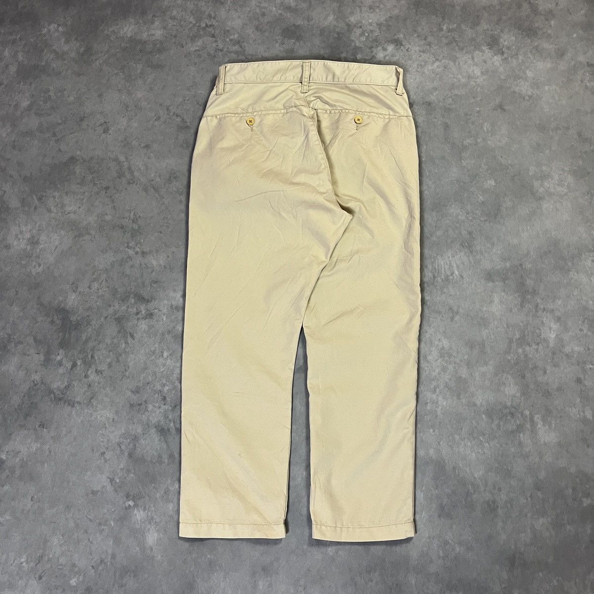 semanticdesign 2000s Semantic Design Japanese Minimalist Khaki Chino Pants Size US 27 - 6 Thumbnail
