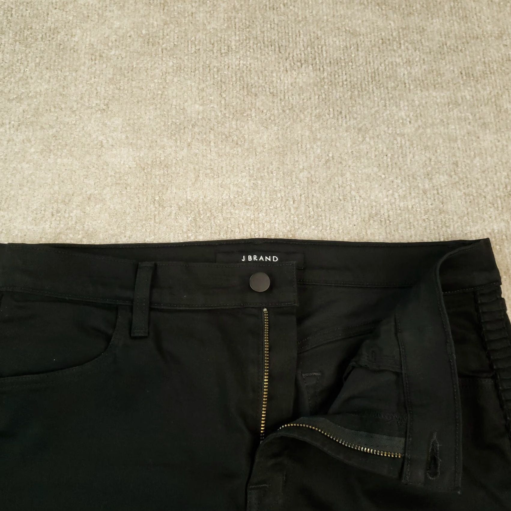J Brand J Brand Jeans Women 31x30 Black Maria Skinny Fit Denim Jeans Stretch 5-Pocket Classic Solid Womens Jeans Size 24" / US 00 / IT 34 - 6 Thumbnail