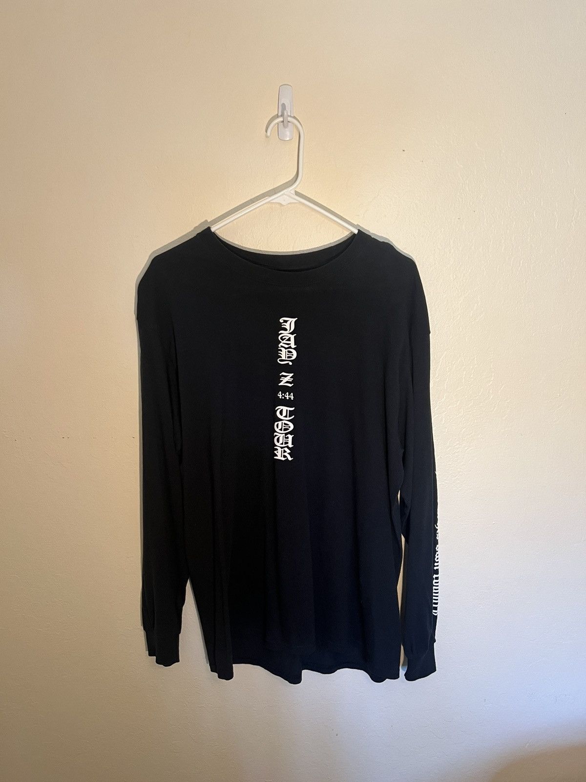 Fear of God Fear of God Jay Z 4:44 The Forum LA Tour Long Sleeve Shirt |  Grailed