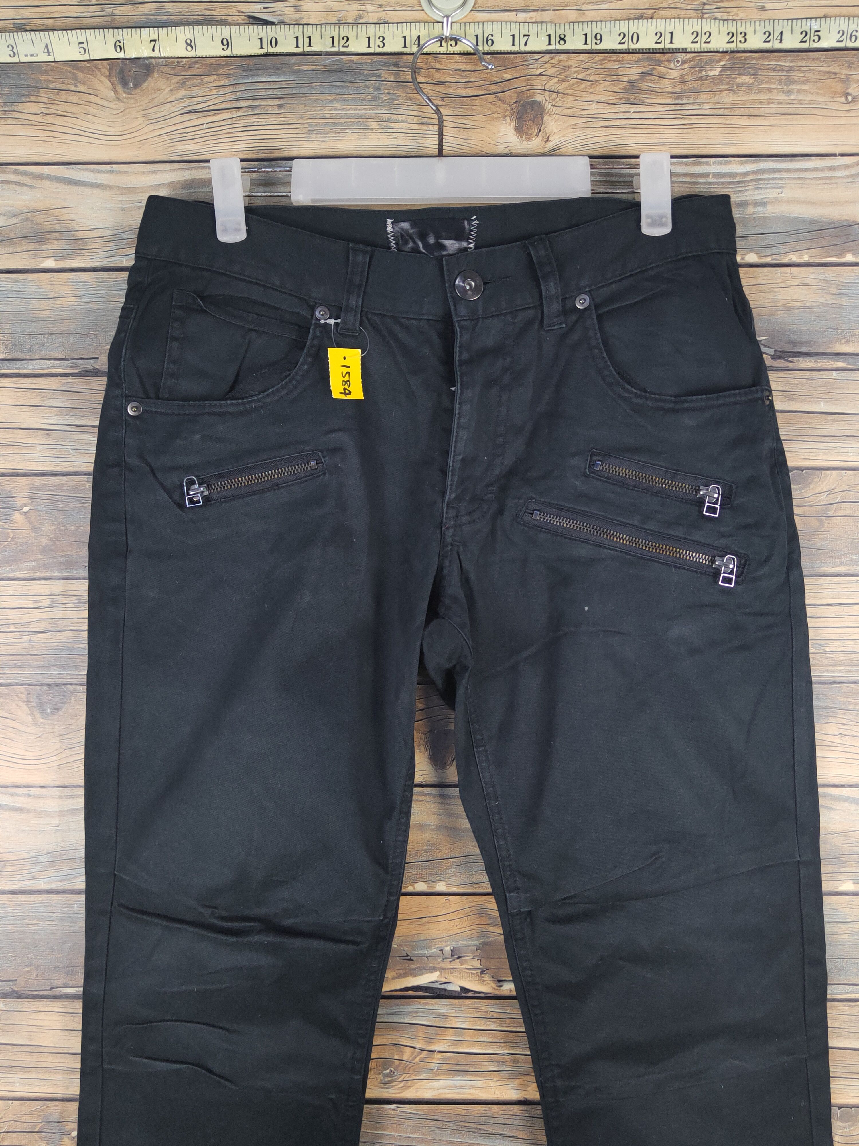 Japanese Brand DL Japanese Brand Black Multipocket Casual Pants #1584 Size US 30 / EU 46 - 2 Thumbnail