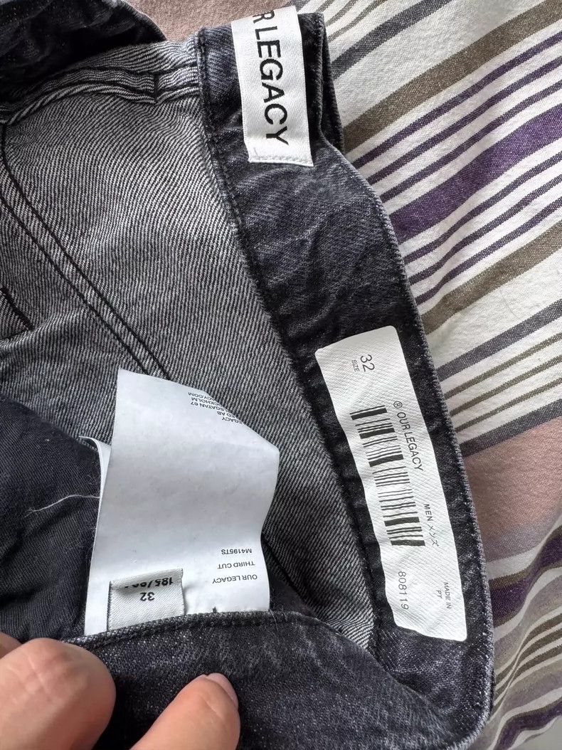 Our Legacy our legacy Black jeans 2505-Nextarrow Size US 32 / EU 48 - 3 Thumbnail