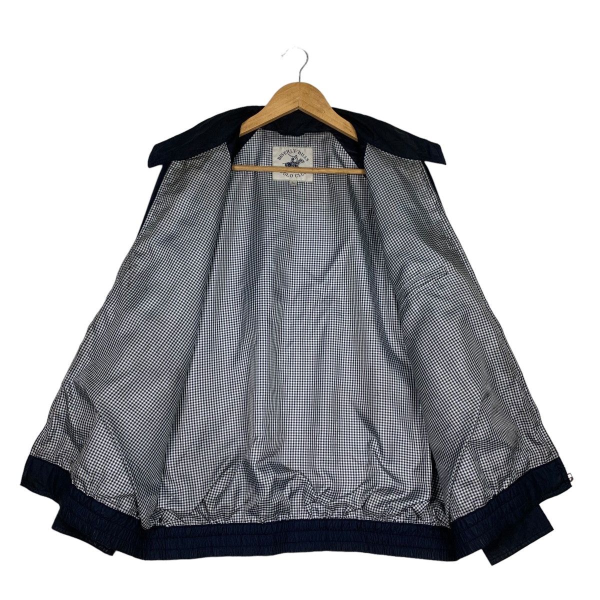 Japanese Brand POLO CLUB Blue Casual Bomber Jacket #1027-C46 Size US L / EU 52-54 / 3 - 11 Thumbnail