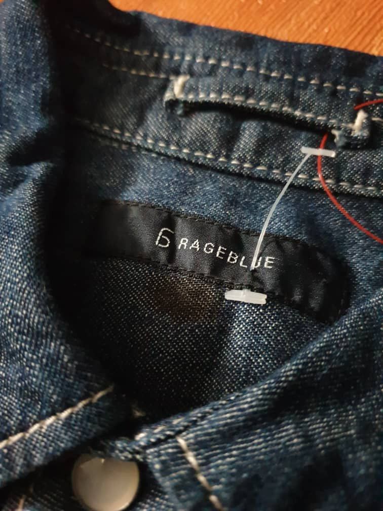 RAGEBLUE RAGEBLUE Japanese brand denim 3 Quater Western shirt Size US M / EU 48-50 / 2 - 2 Thumbnail