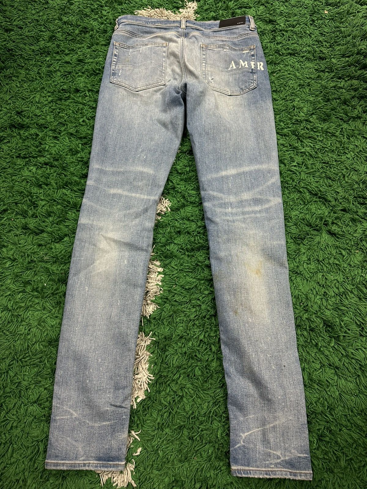 Amiri Mike Amiri Jeans Light Wash Flower 32 Size US 32 / EU 48 - 2 Thumbnail