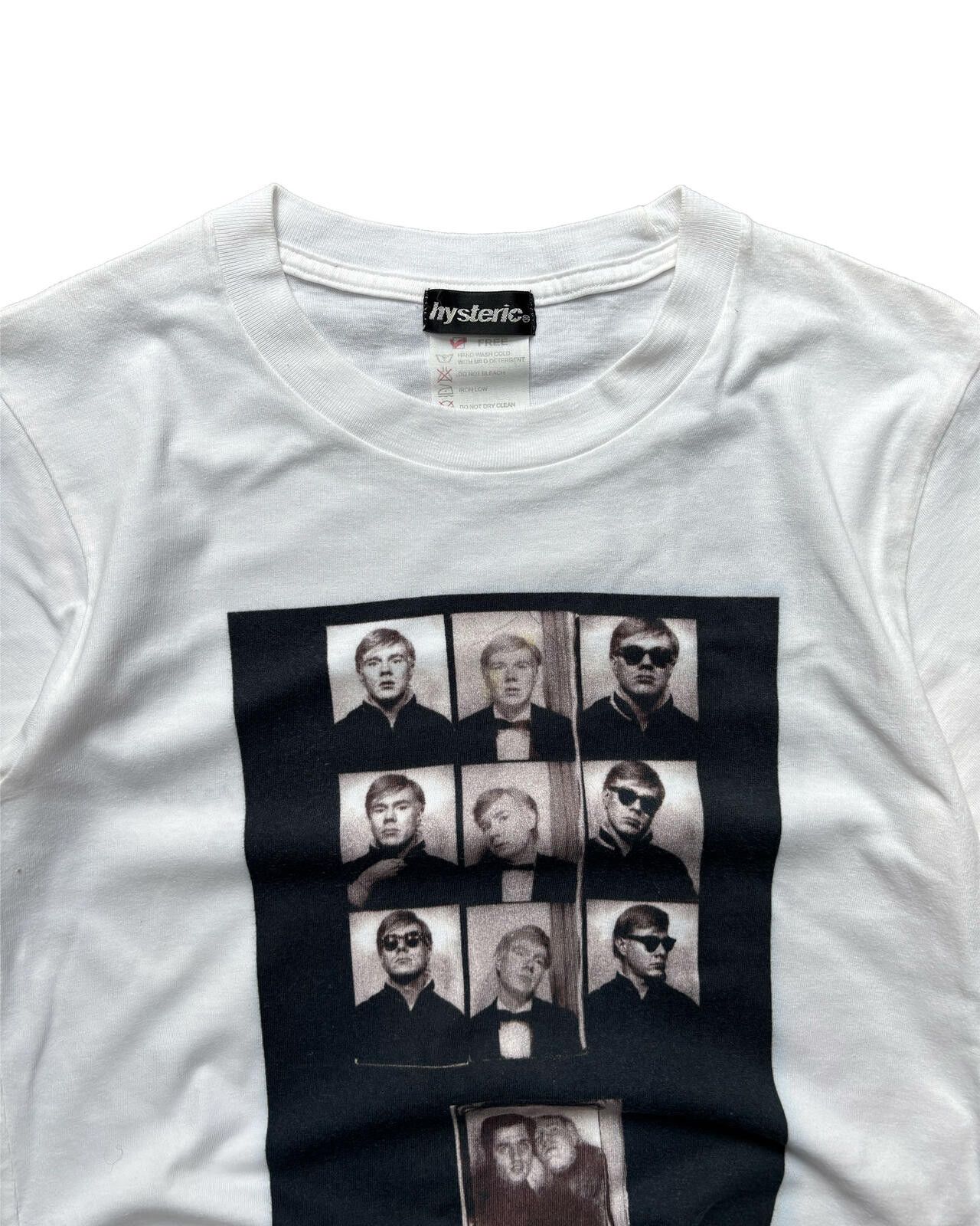 Hysteric Glamour Hysteric Glamour x Andy Warhol Photo Tee White Small Size US S / EU 44-46 / 1 - 4 Thumbnail
