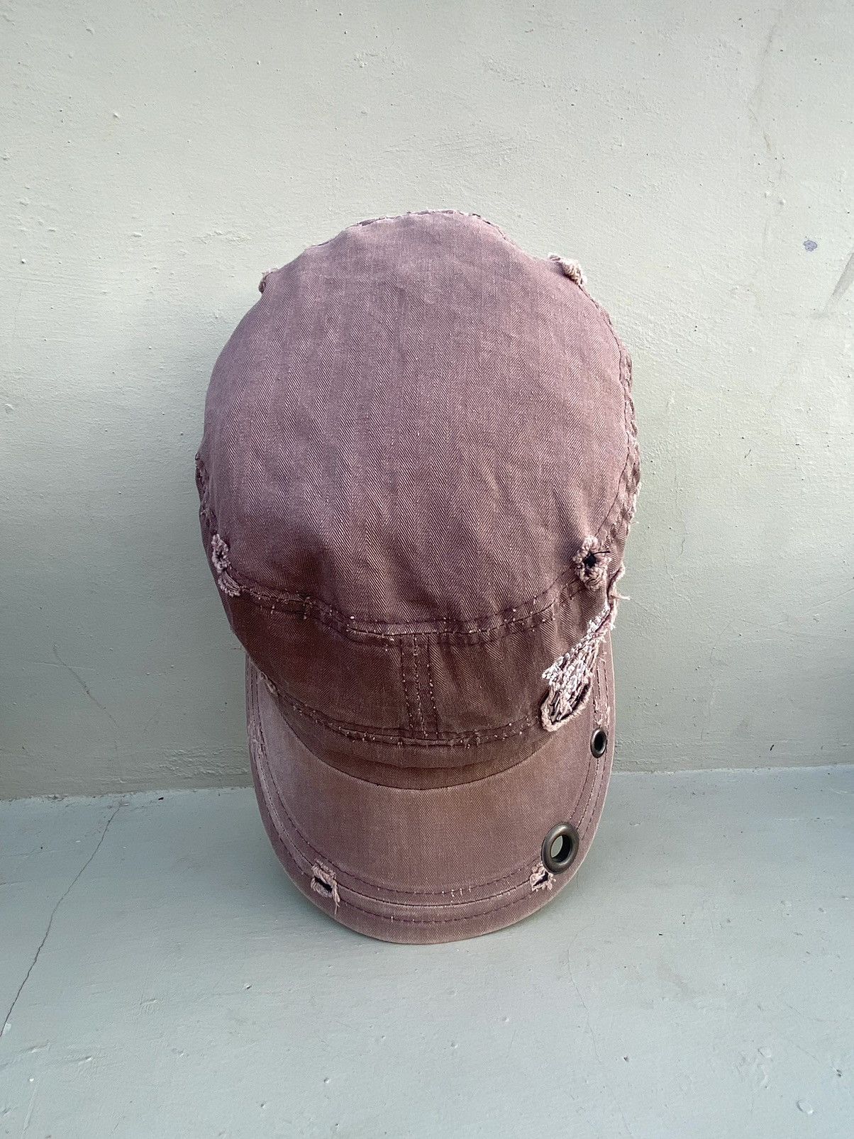 If Six Was Nine 2000s A.KURTZ puccini urban style ditsetressed patrol hat Size ONE SIZE - 5 Thumbnail