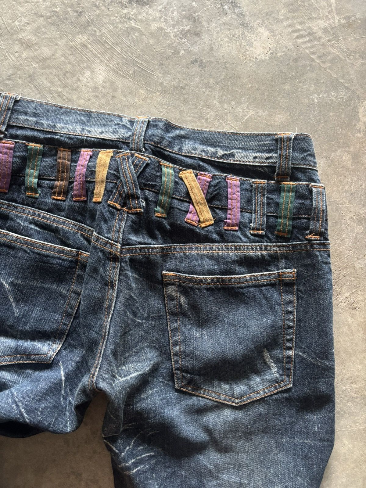 PPFM DOUBLE WAIST NYLAUS distressed washed whiskered japanese Size US 32 / EU 48 - 14 Thumbnail