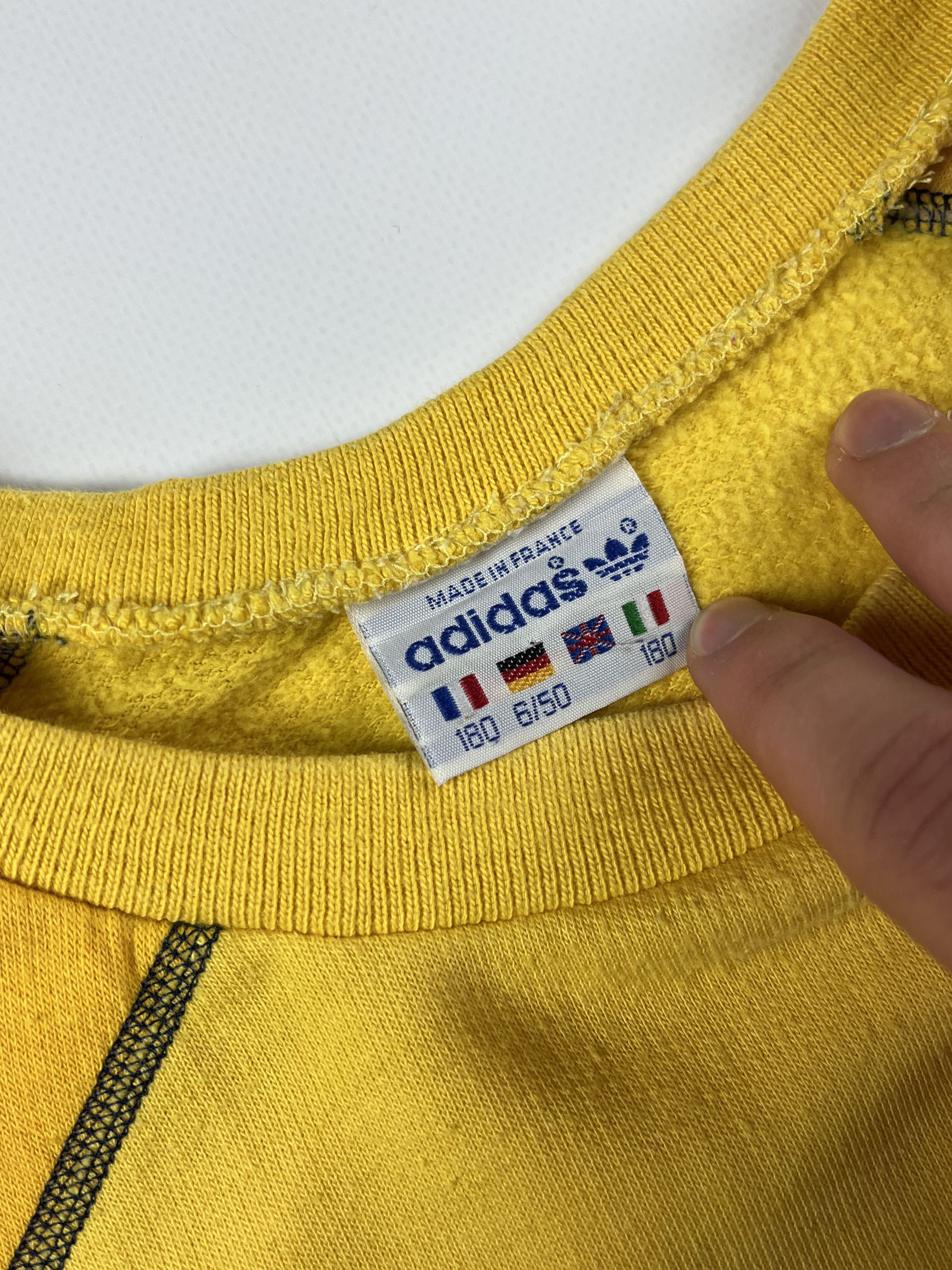 Adidas × Vintage 80s Made In France! Adidas Vintage T-Shirt American Flag Size US L / EU 52-54 / 3 - 2 Thumbnail