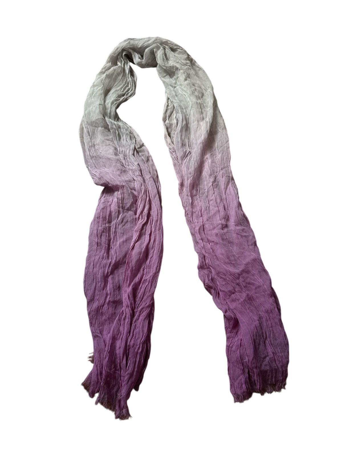 Givenchy GIVENCHY SILK PLEATED SCARF MUFFLER Size ONE SIZE - 2 Thumbnail