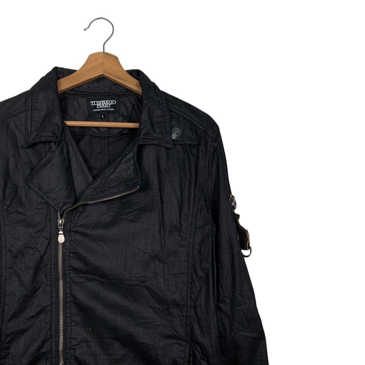 Tornado Mart Tornado Mart Double Colar Biker Jacket Size US S / EU 44-46 / 1 - 5 Thumbnail