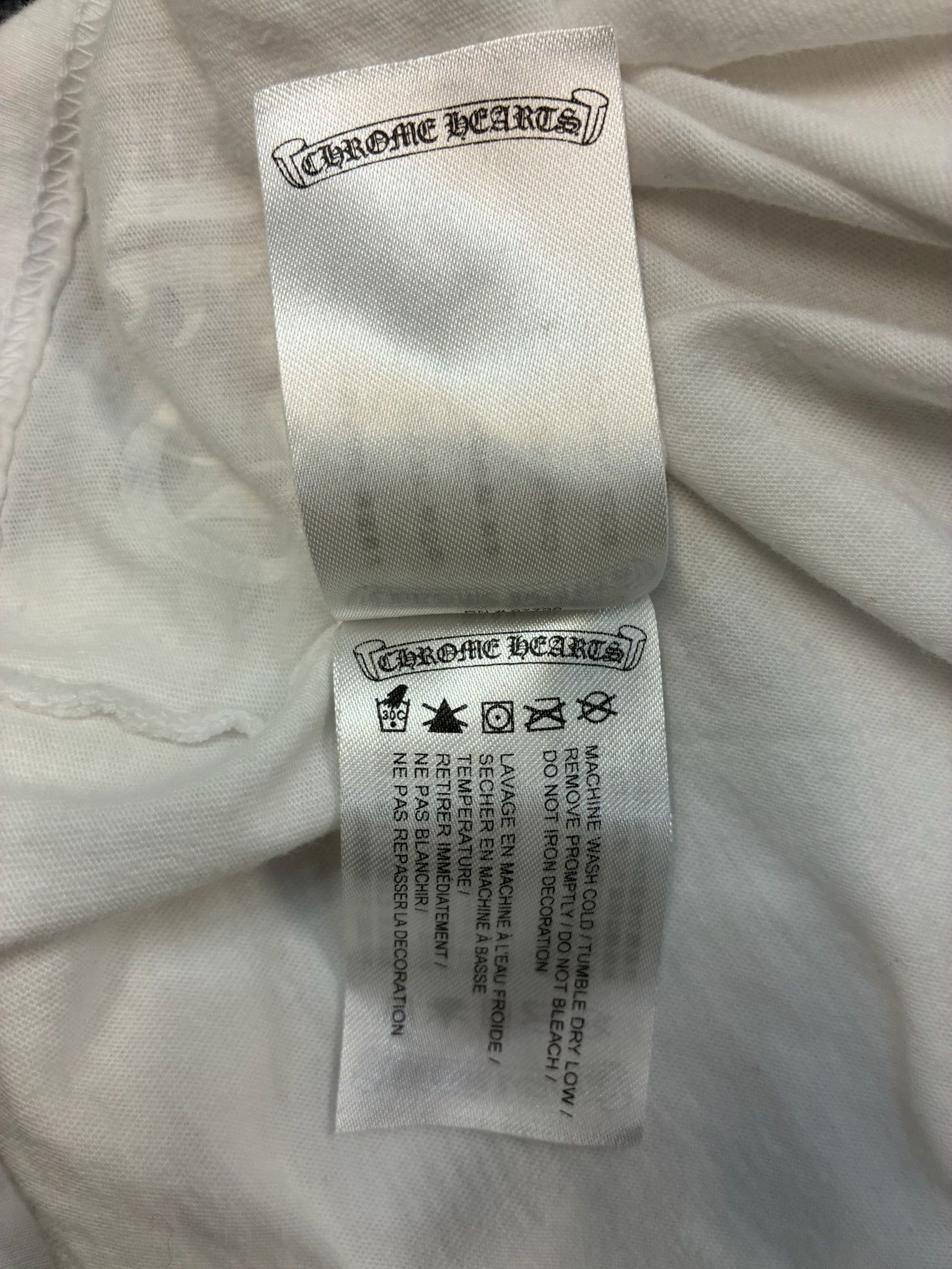 Chrome Hearts Chrome Hearts Neck Letters Logo T-Shirt Size US XL / EU 56 / 4 - 9 Thumbnail