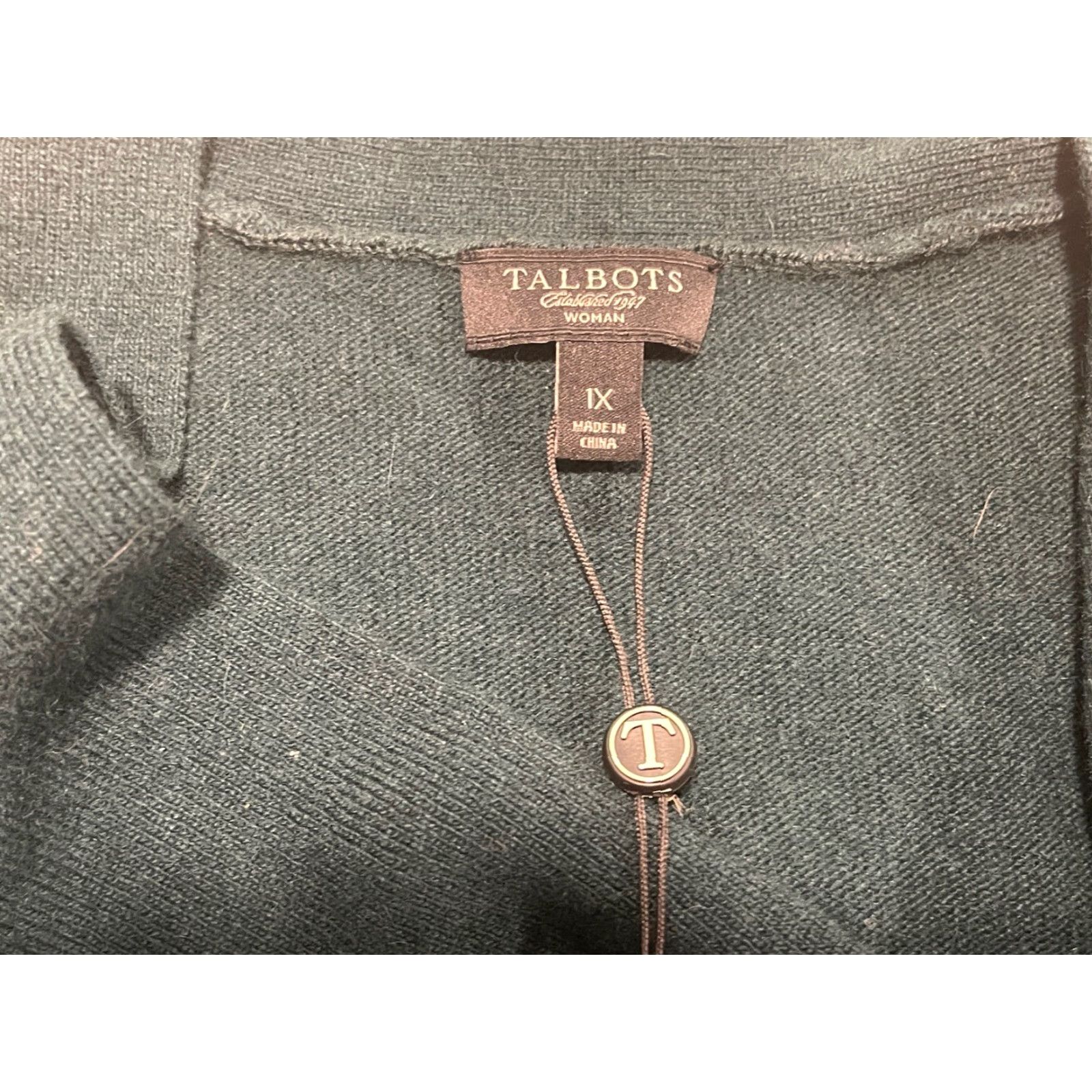 Talbots Vintage Talbots Women’s Lambswool Angora Rabbit Hair Blend Green Pullover Sweater Size XL Casual Collegiate Navy Seafoam Size XL / US 12-14 / IT 48-50 - 4 Thumbnail