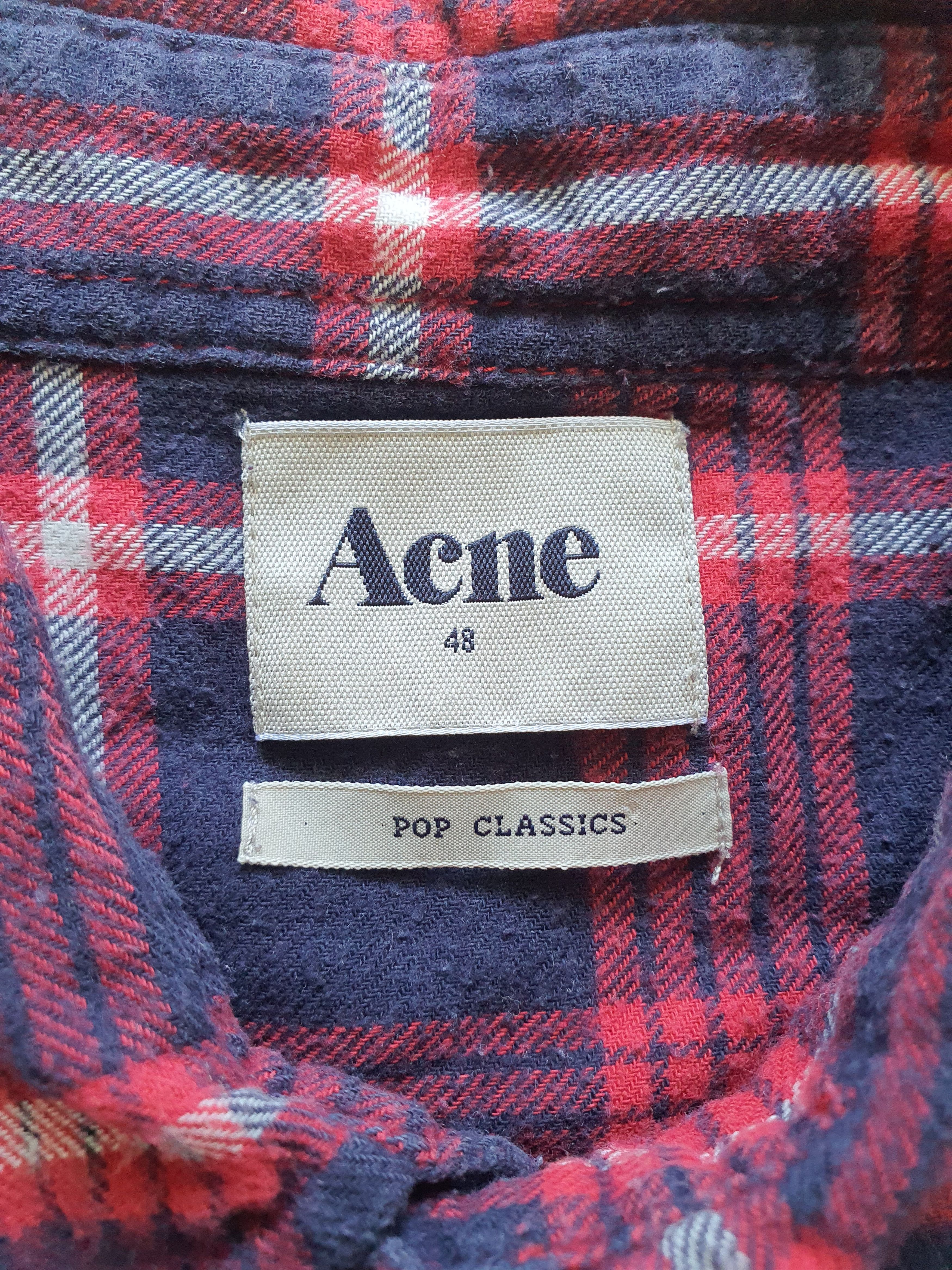 Acne Studios POP CLASSICS - Flannel Shirt - Western AW 10 Size US M / EU 48-50 / 2 - 4 Thumbnail