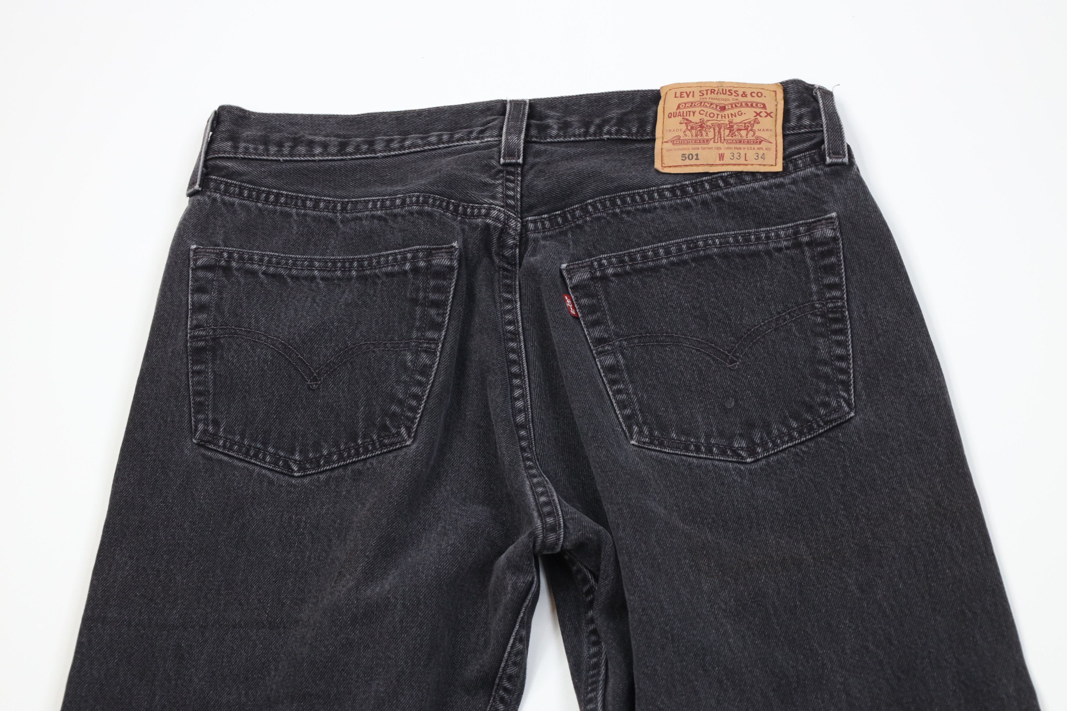 Levi's Vintage 90s Levis 501xx Fly Original Straight Leg Jeans USA Size US 32 / EU 48 - 13 Thumbnail
