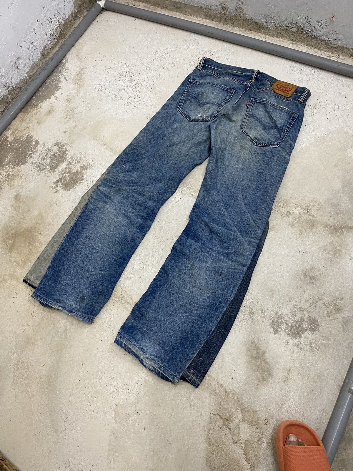 If Six Was Nine × Kapital × Levi's Vintage Flare Levis 502 Wide Legs Distressed Undercover Size US 34 / EU 50 - 12 Thumbnail
