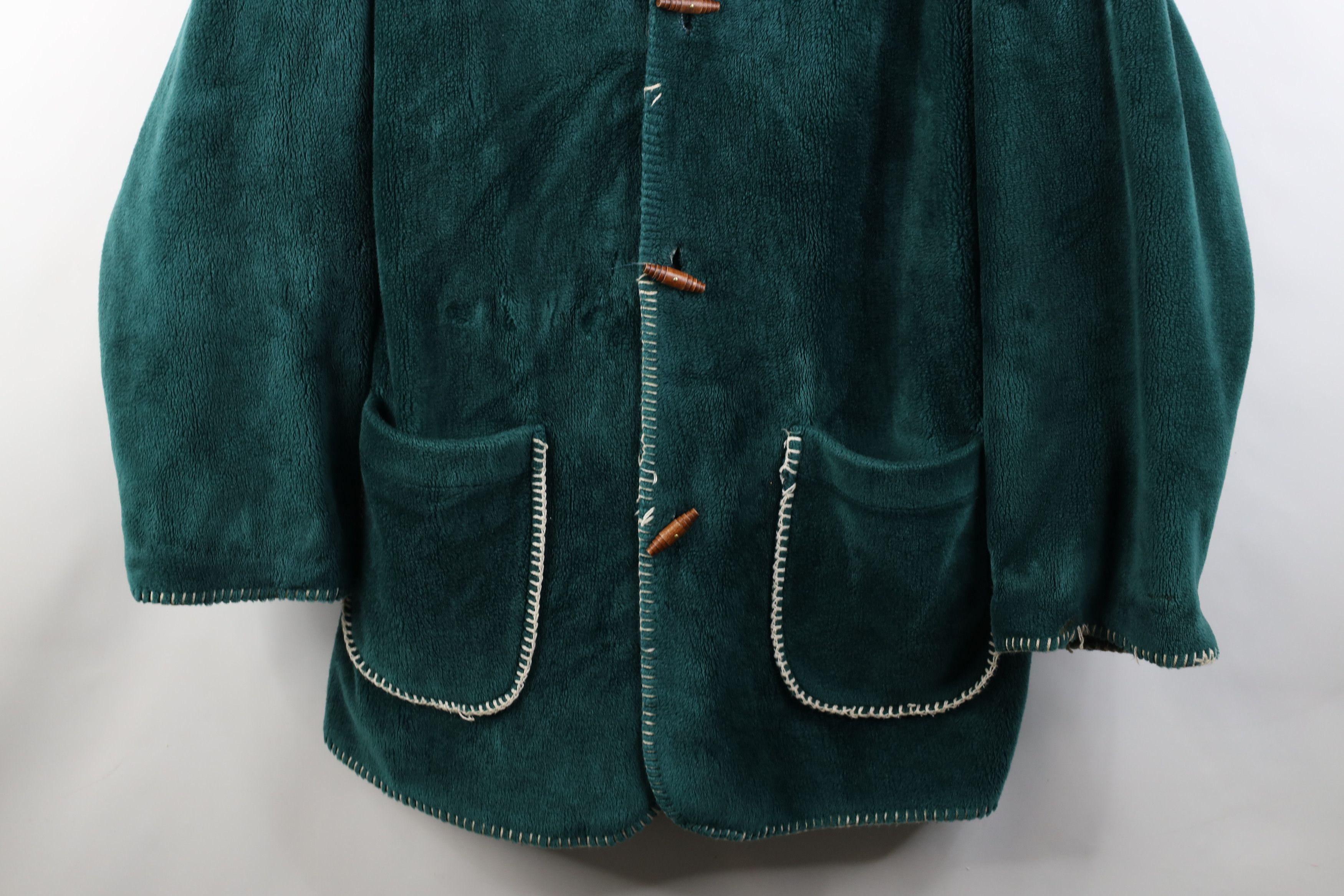 Vintage Vintage 90s Reversible Leaf Acorn All Over Print Jacket Size XL / US 12-14 / IT 48-50 - 14 Thumbnail