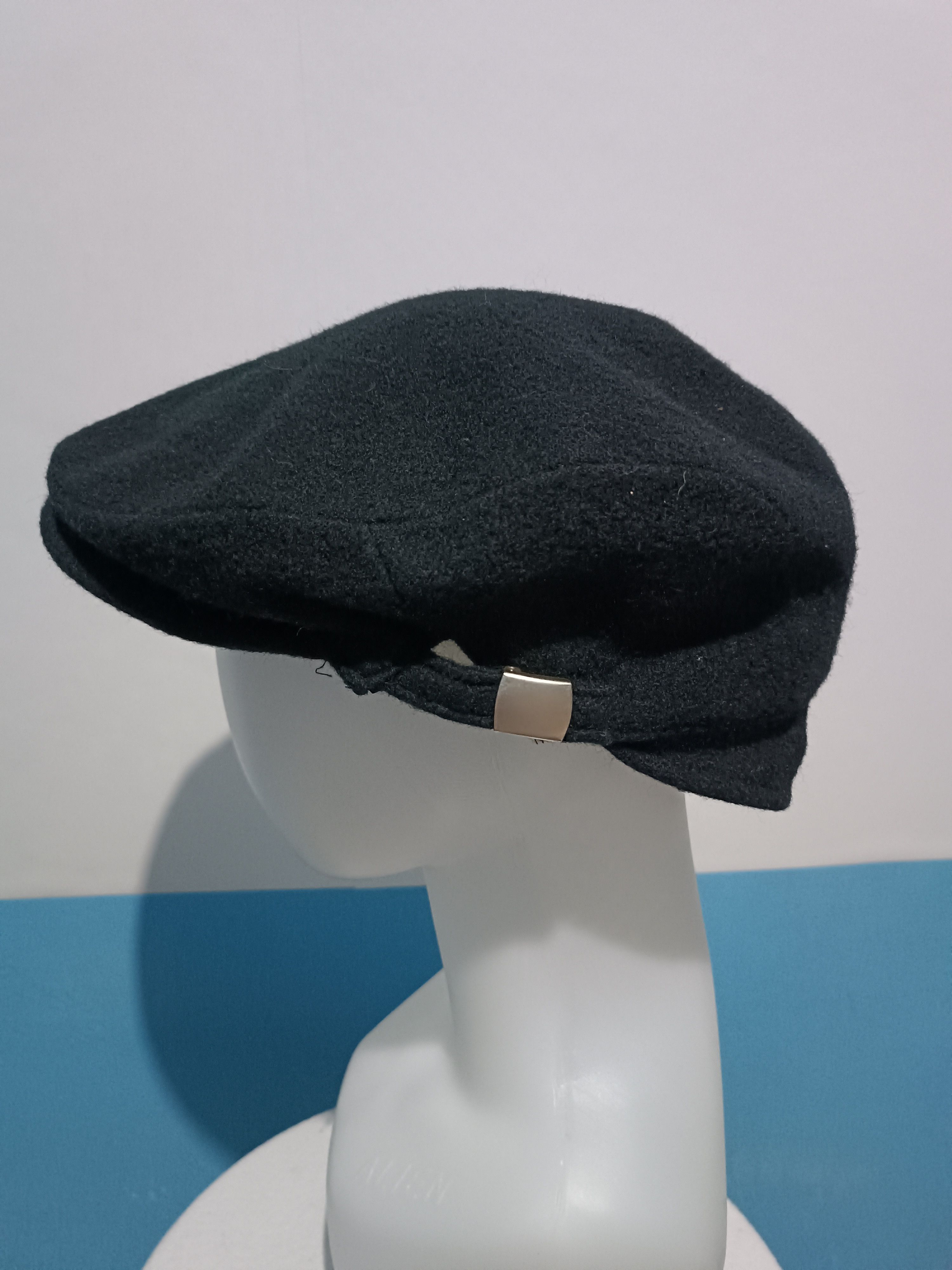 Designer × Vintage Flat Cap Elle Homme Paris Wool Size ONE SIZE - 2 Thumbnail