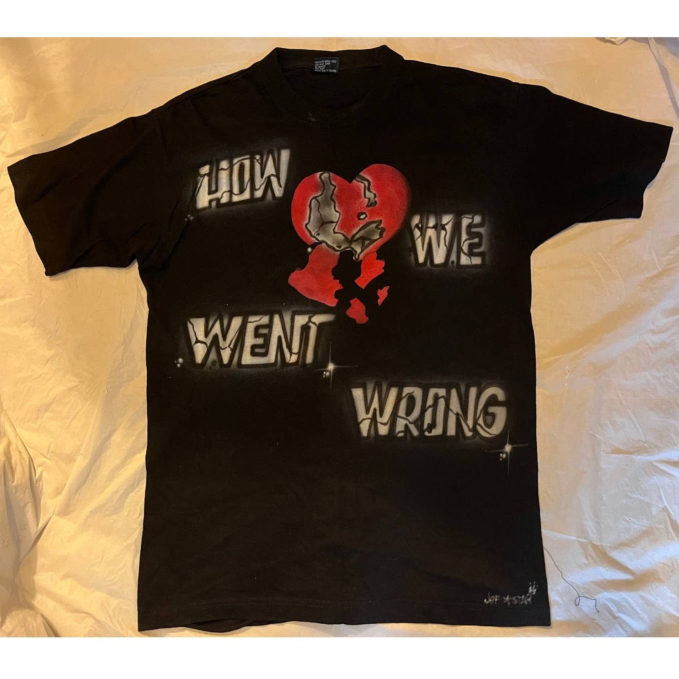 Other One of a kind, Airbrush, JEF STAR Size L - T Shirt Size US L / EU 52-54 / 3 - 6 Thumbnail