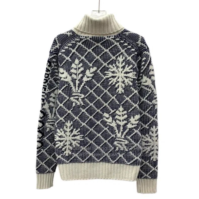 Other Chanel Colour-blocked snowflake jacquard cashmere turtlene Size XS / US 0-2 / IT 36-38 - 2 Thumbnail