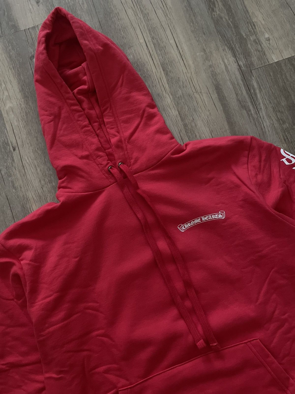 Chrome Hearts Chrome Hearts Red Hoodie Size US S / EU 44-46 / 1 - 2 Thumbnail