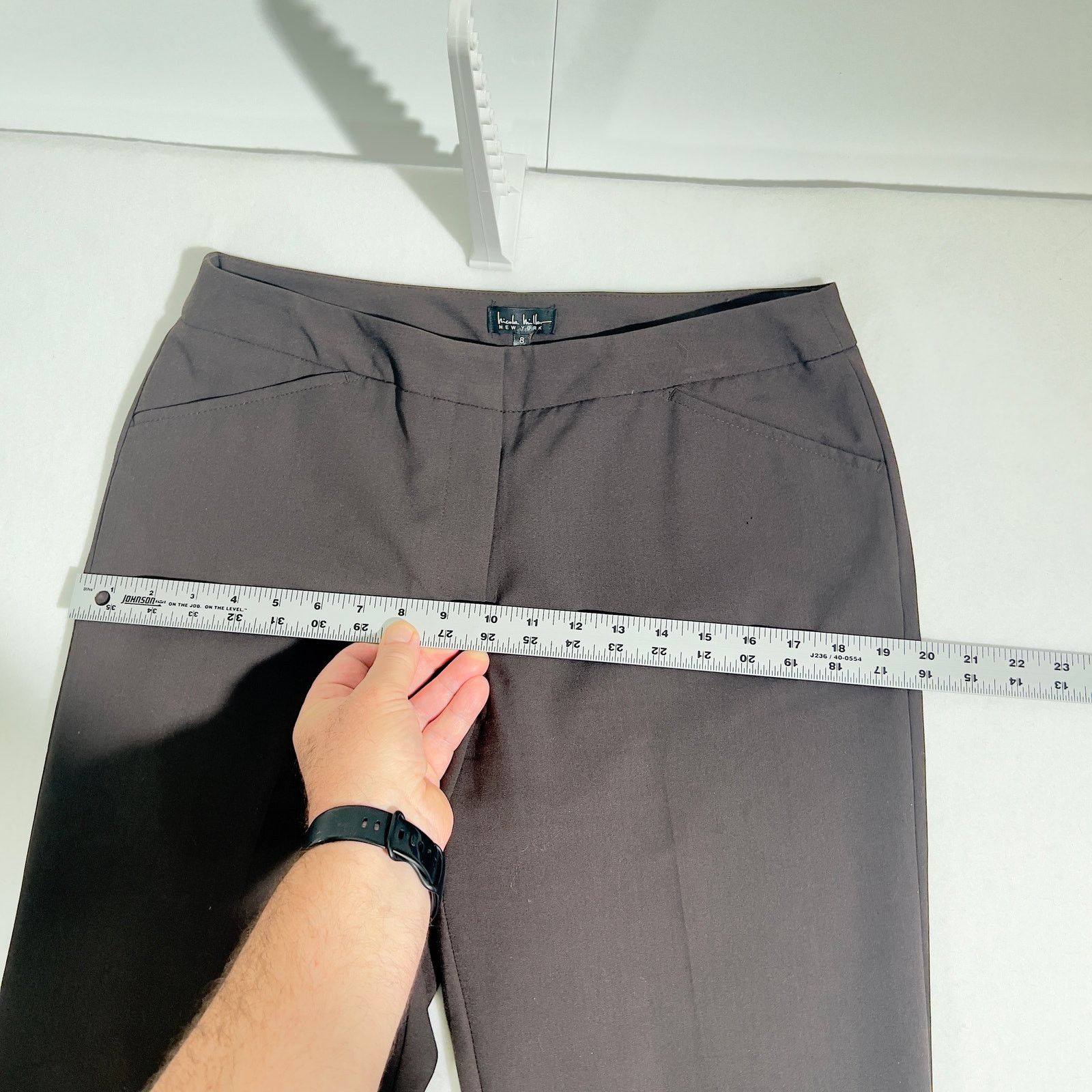 Nicole Miller Nicole Miller New York Pants Woman's 8 Dark Chocolate Size 30" / US 8 / IT 44 - 7 Thumbnail