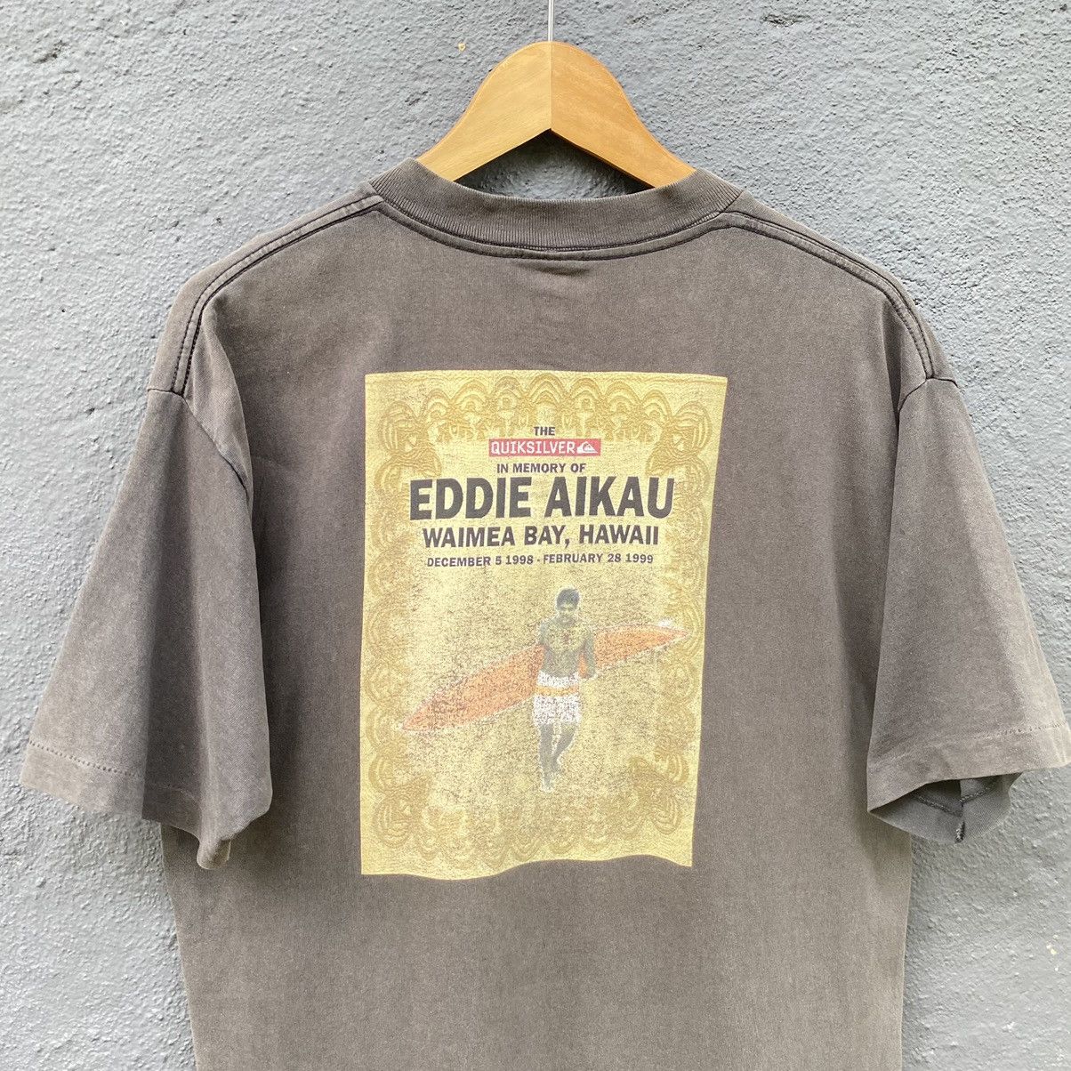Quiksilver 💥SICK💥 THRASHED Vintage 90s Eddie Aikau Quiksilver ERD TEE Size US M / EU 48-50 / 2 - 3 Thumbnail