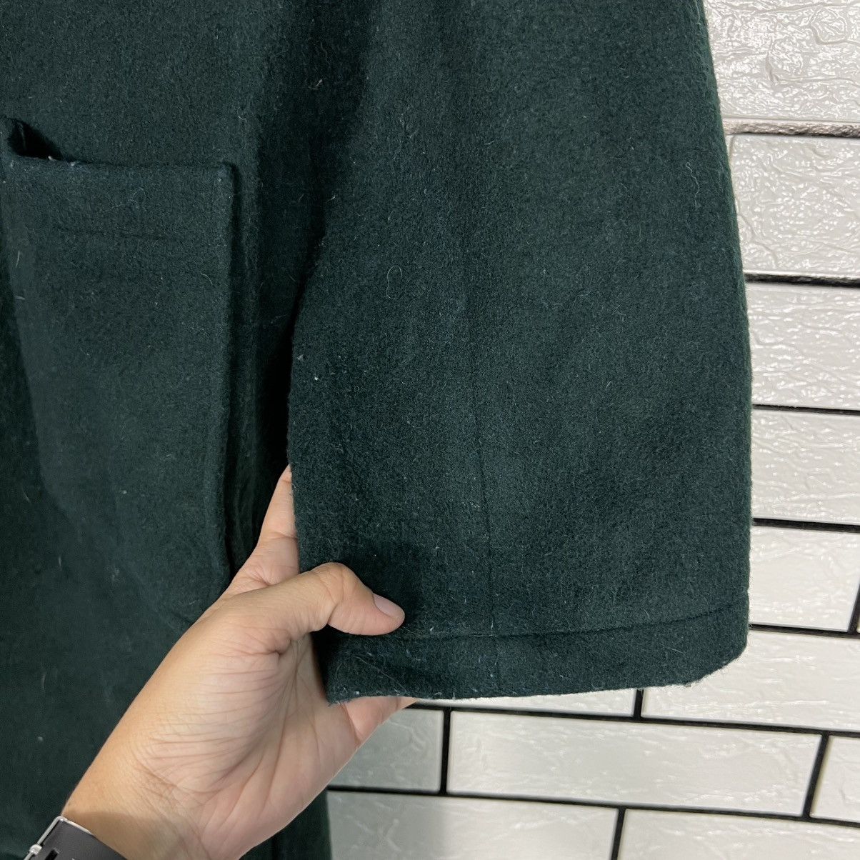 Vintage THE SCOTCH HOUSE Green Hooded Duffle Coat #4140-C189 Size US L / EU 52-54 / 3 - 8 Thumbnail