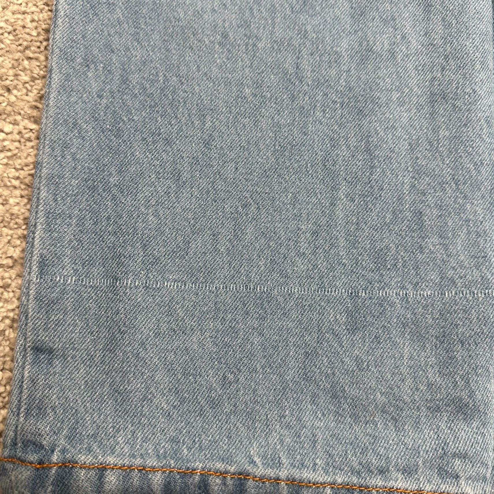 Vintage Woman Within Jeans 24WP 42x28 Blue Elastic Waist Casual Classic Denim Womens Size 42" / US 20 - 6 Thumbnail