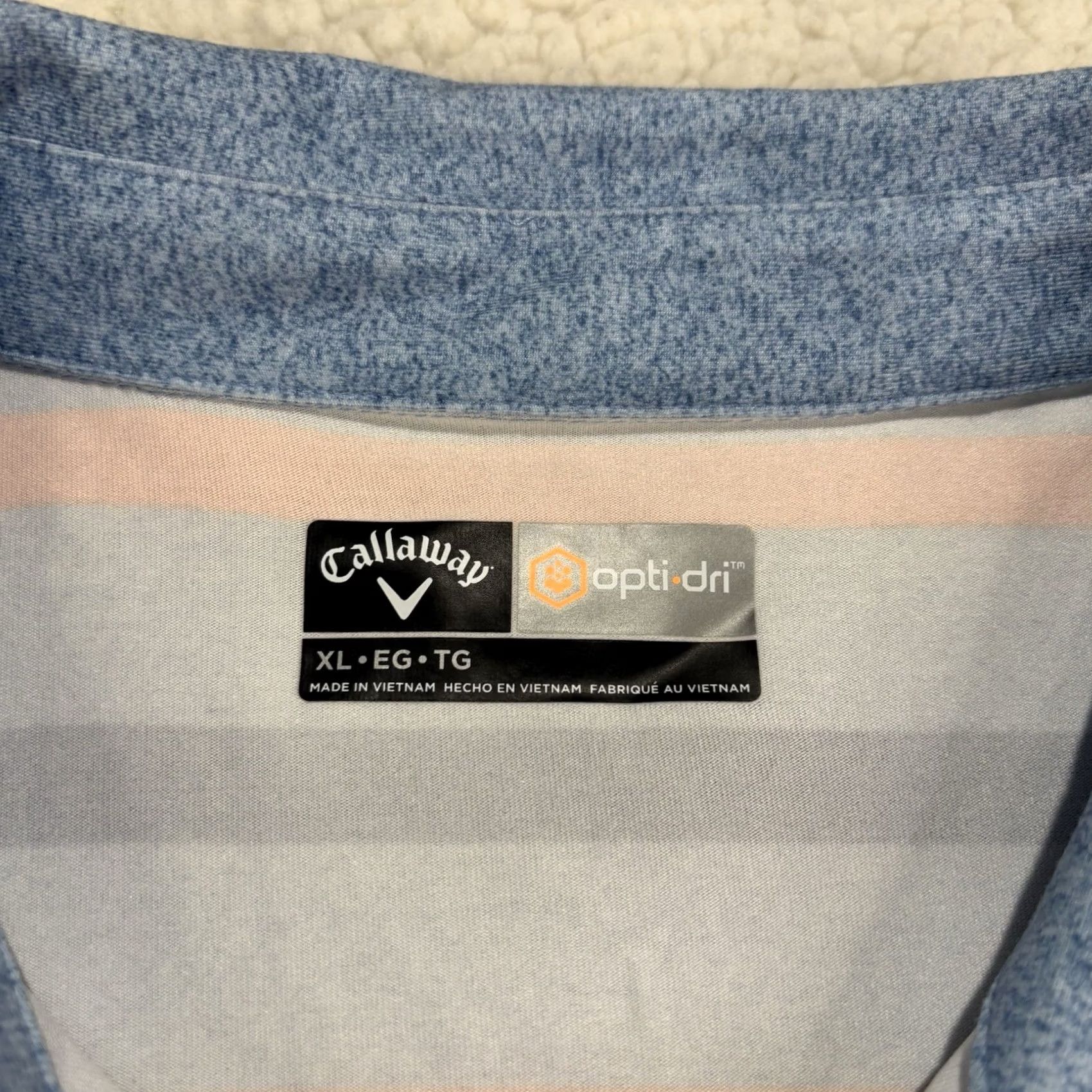 Callaway Callaway Polo Shirt Mens XL Multicolor Stripe Short Sleeve Collared Breathable Performance Golf Shirt Size US XL / EU 56 / 4 - 2 Thumbnail