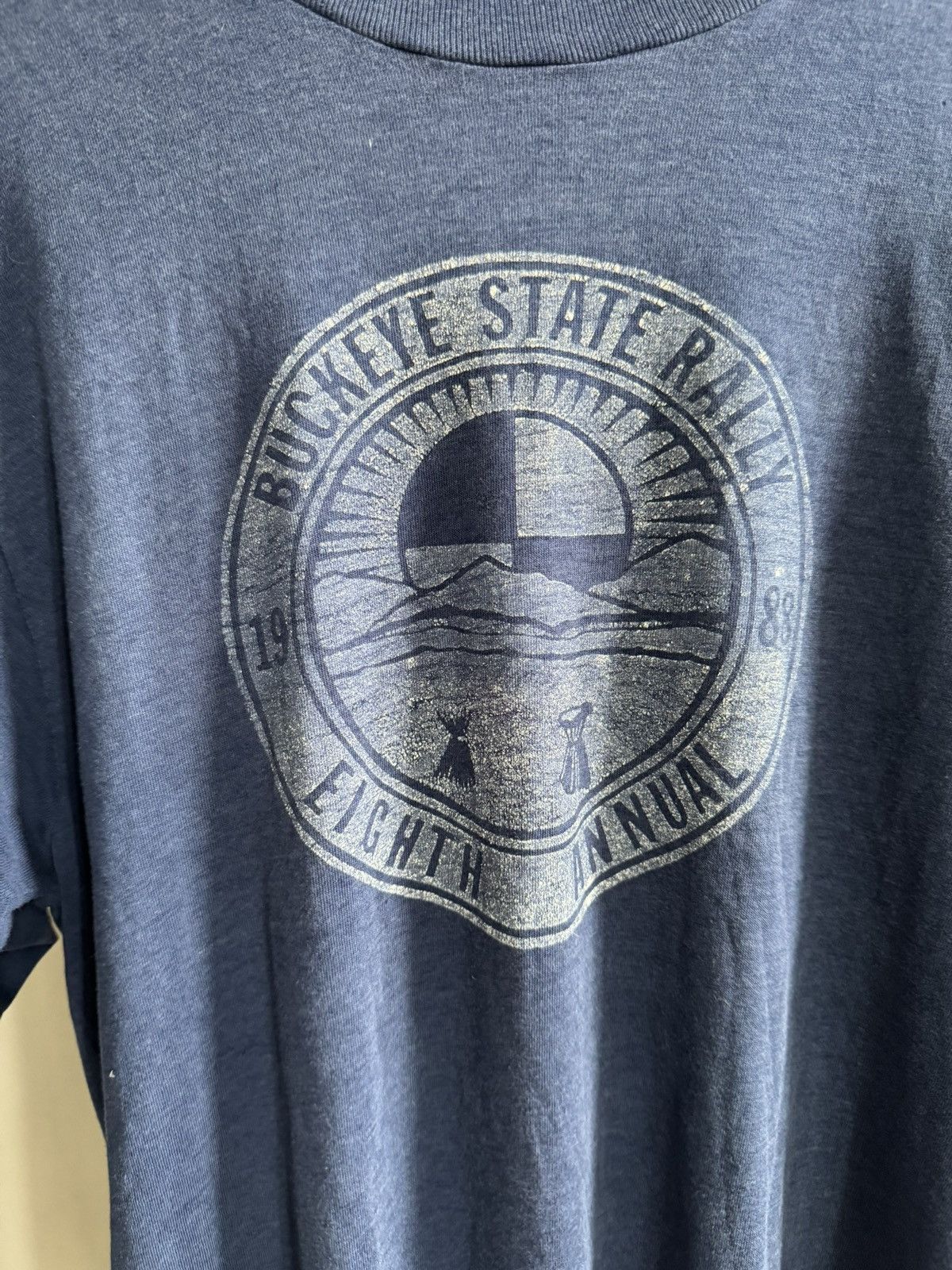 Vintage Vintage Blue Buckeye State T Shirt Size US M / EU 48-50 / 2 - 6 Thumbnail