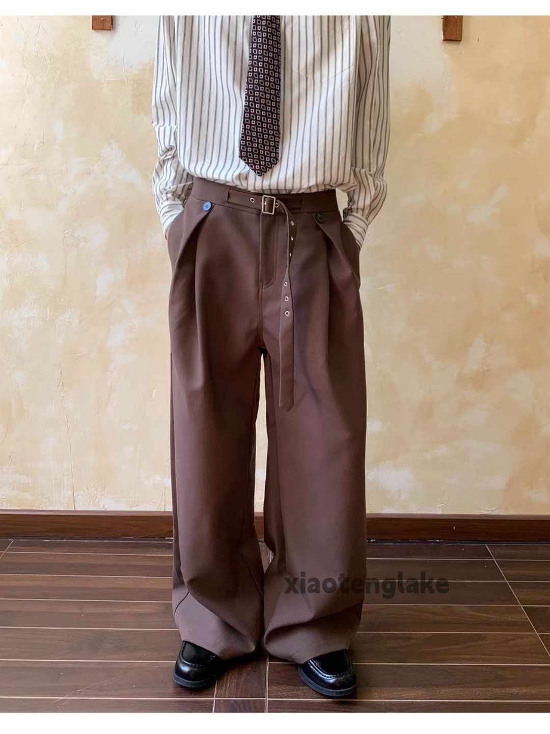 Vintage xtl vintage loose baggy pleated yuppie flared pants Size US 32 / EU 48 - 7 Thumbnail