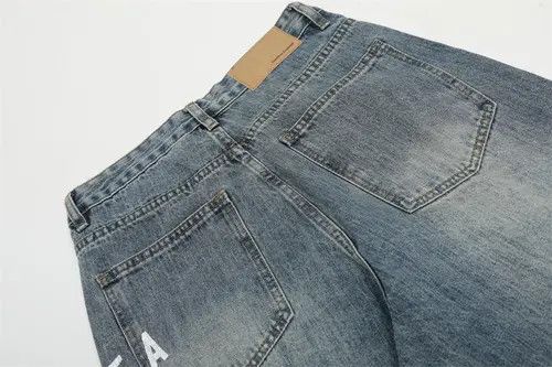 VIBE American street hip-hop trend loose letter print jeans Size US 32 / EU 48 - 6 Thumbnail