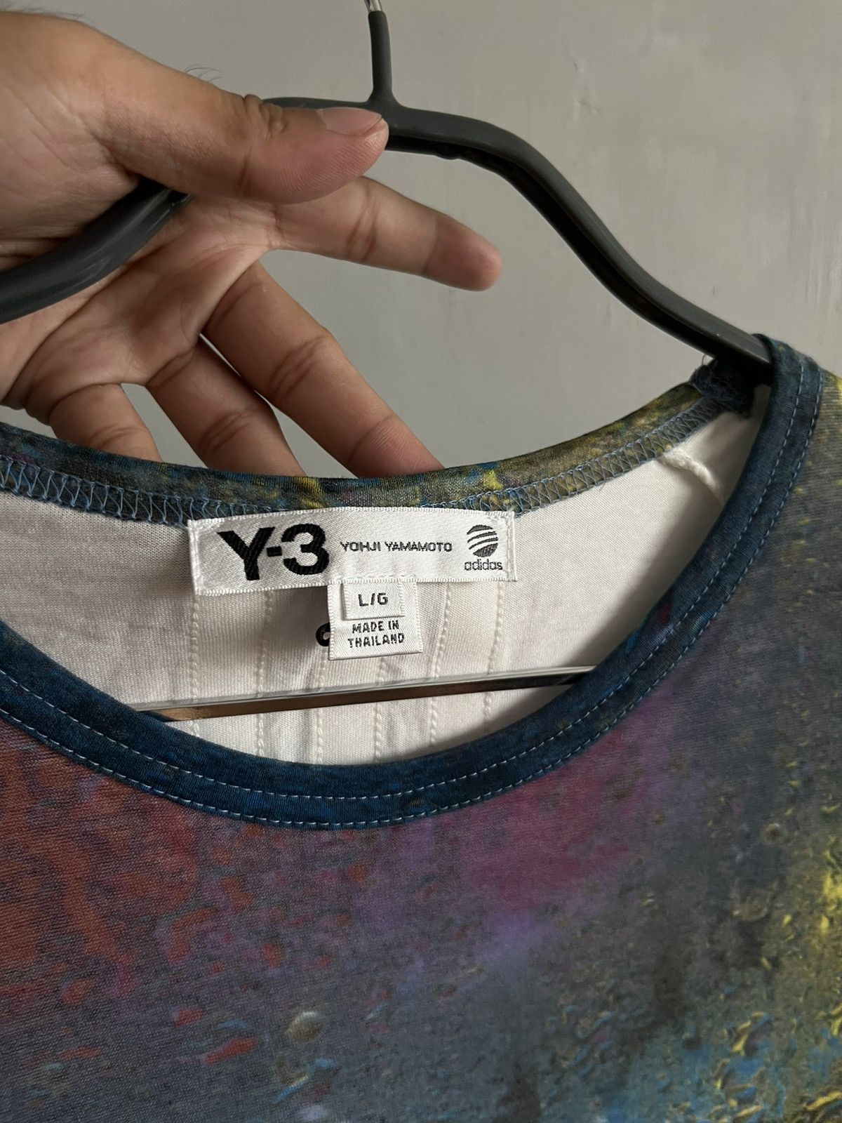 Y-3 Y3 LSD Statement Double Lining T shirt Size US L / EU 52-54 / 3 - 6 Thumbnail