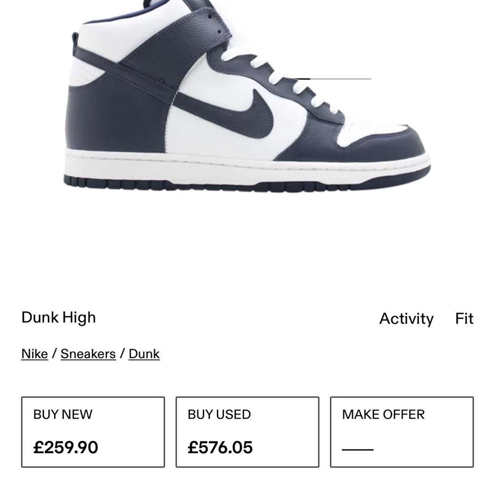 Nike Nike Dunk High 2004 Vintage Size US 10 / EU 43 - 8 Thumbnail