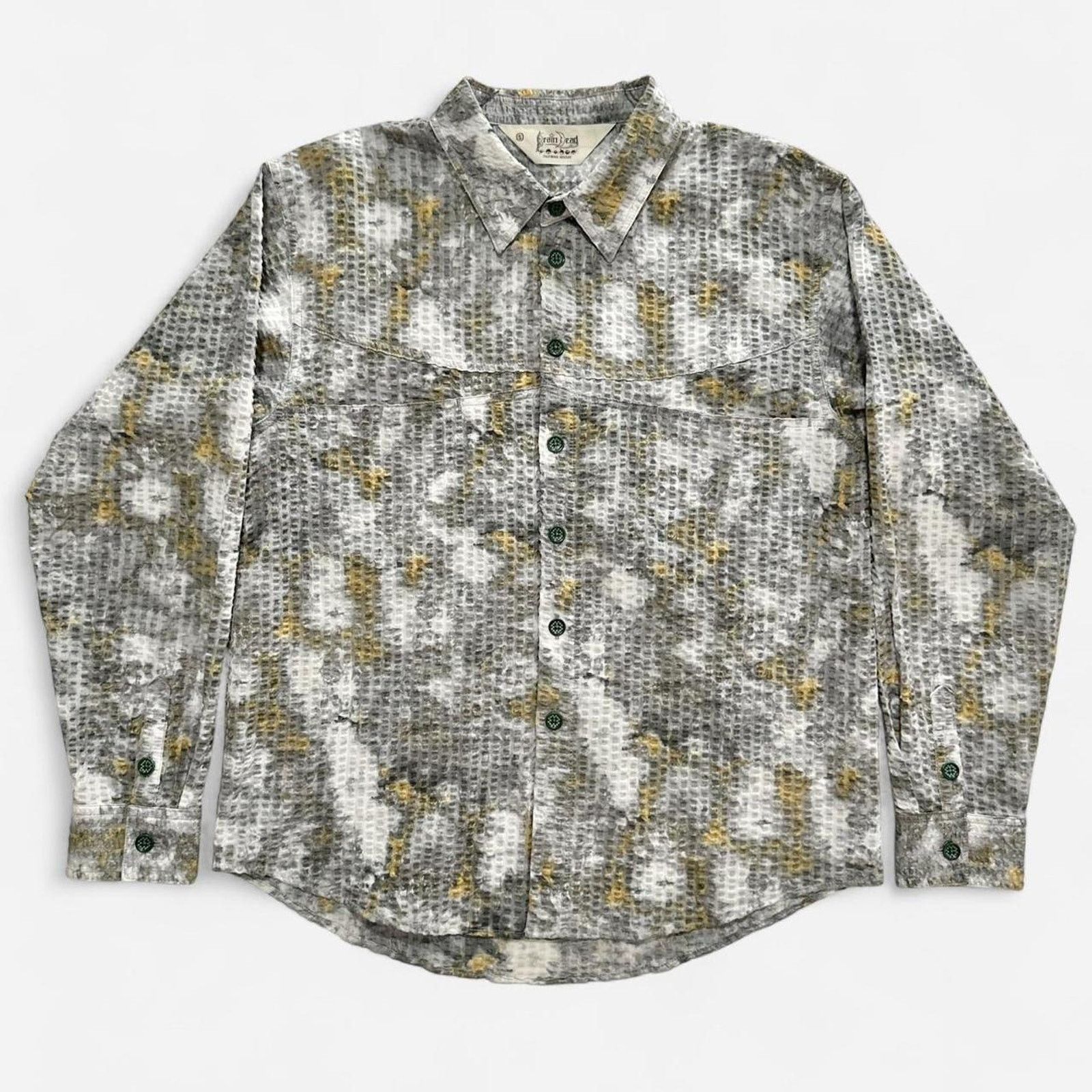 Fatte A Mano Per Musto Italy Oxford Yellow Light Khaki Long  display picture 2