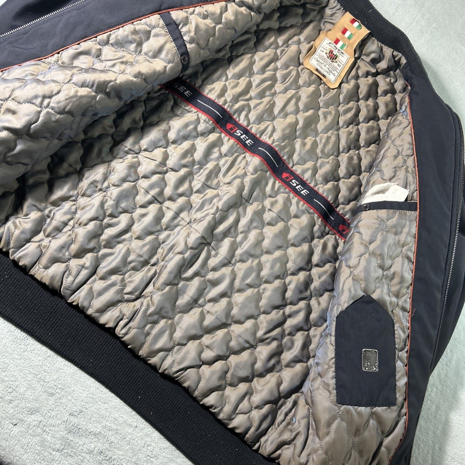 Polo Ralph Lauren Quilted lined Bedford Jacket Mens Large Golf Rugby iSee Wear Size US L / EU 52-54 / 3 - 5 Thumbnail