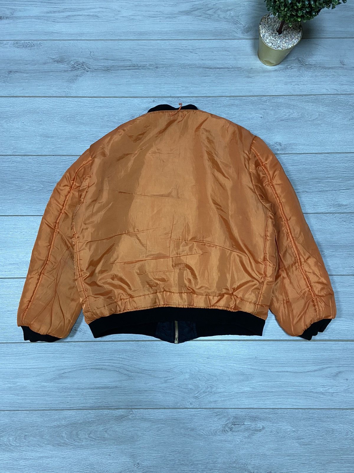 Vintage Ma1 Flyer military Vintage Bomber Jacket double side Size US L / EU 52-54 / 3 - 6 Thumbnail