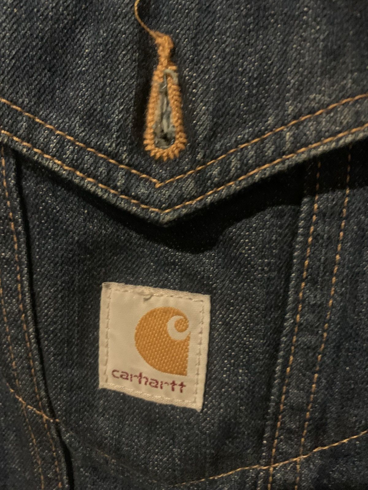 Carhartt Carhartt Wool-Lined Denim Jacket Size US L / EU 52-54 / 3 - 3 Thumbnail