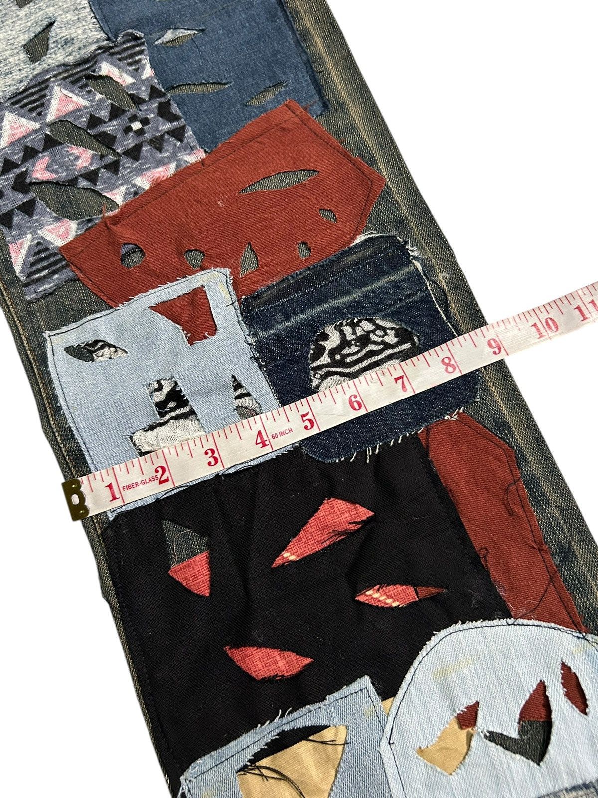 Japanese Brand × Kapital × Vintage Rare Edwin Rusty Rework Insane Custom Denim Jeans Size US 30 / EU 46 - 20 Thumbnail