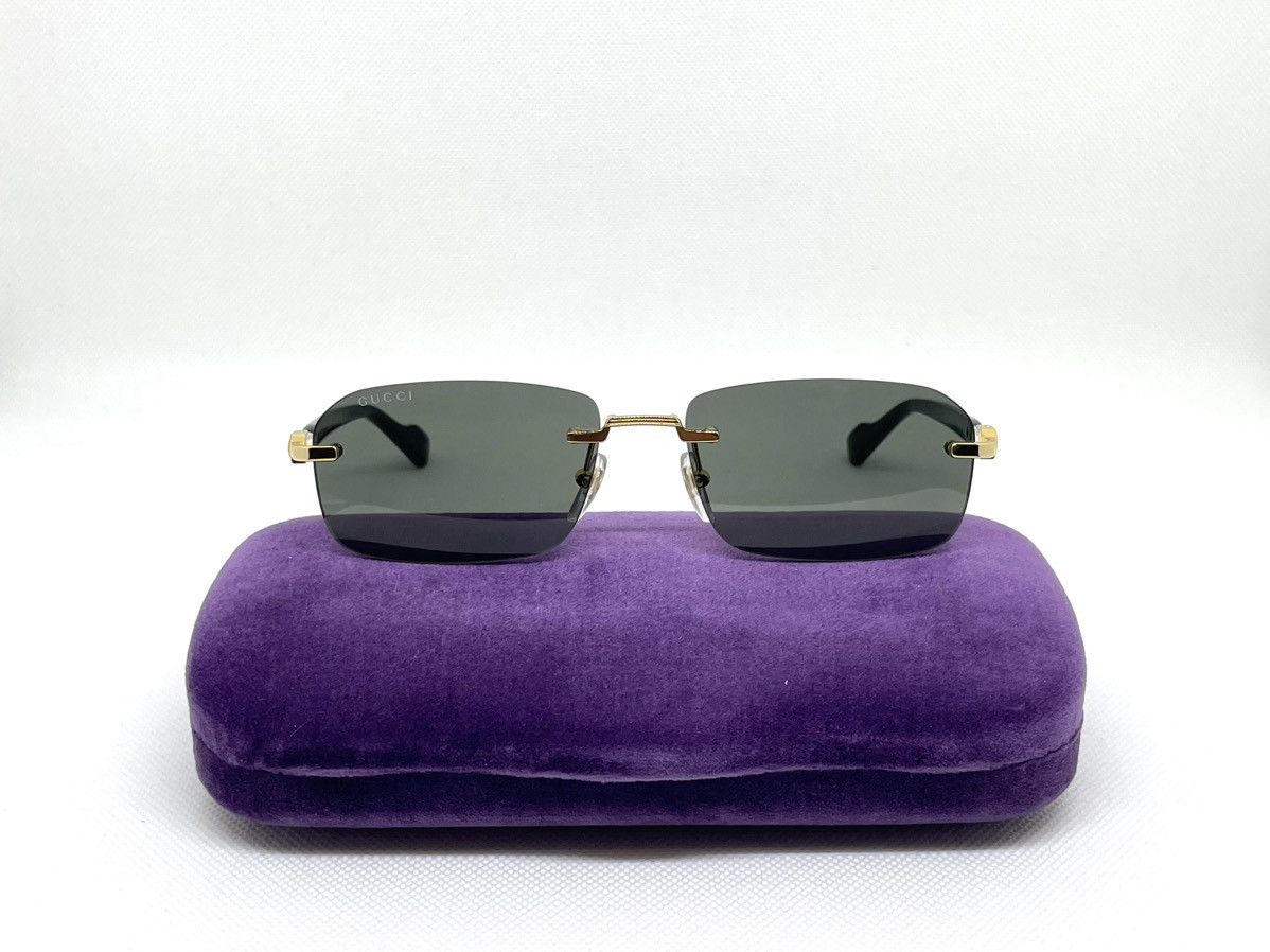 Vintage Gucci sunglasses GG1221S 001 56 Made in Japan New Collection Size ONE SIZE - 6 Thumbnail