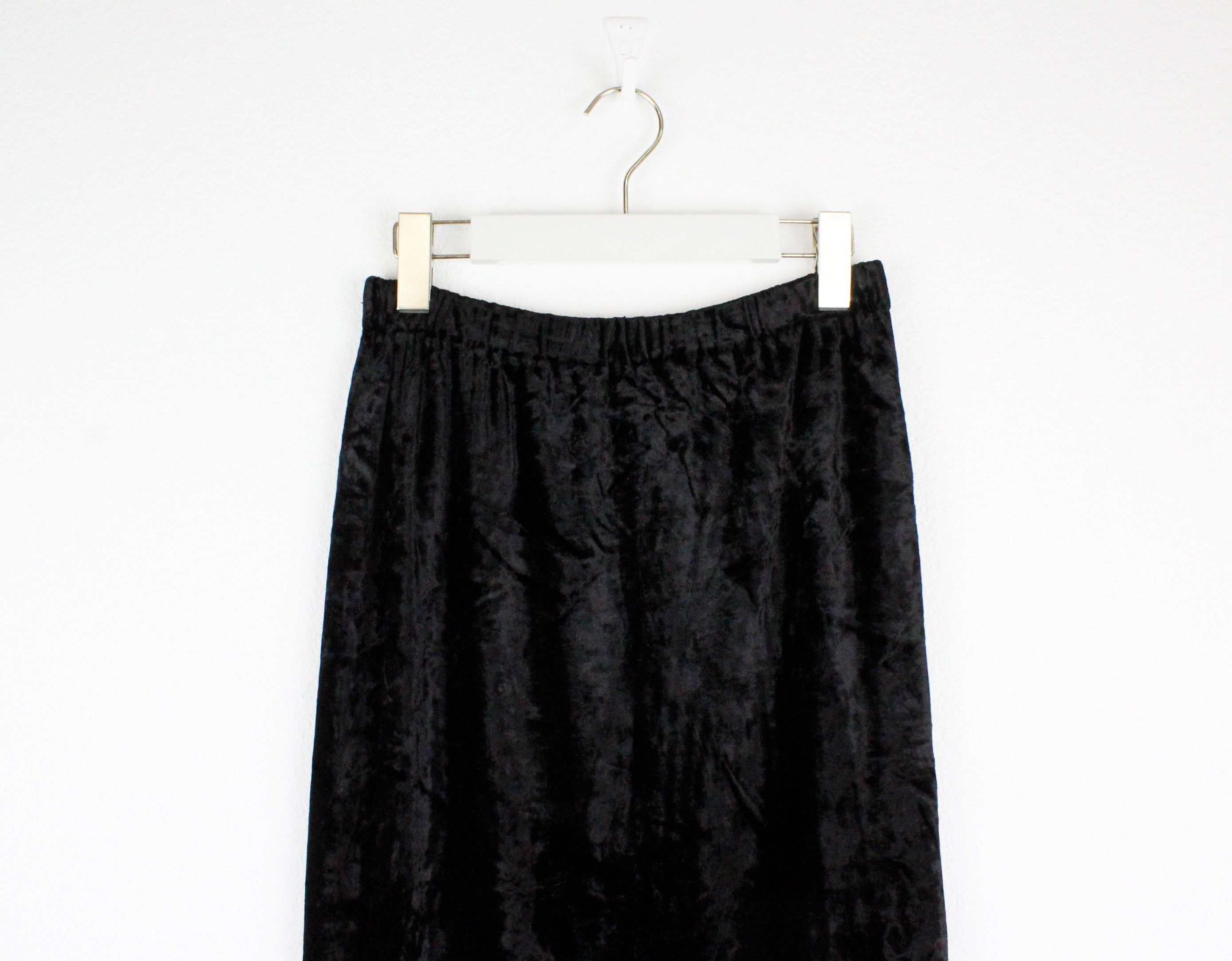 Comme des Garcons Archive Comme des Garcons Wmns Velour Rayon Long Skirt Size 27" / US 4 / IT 40 - 2 Thumbnail