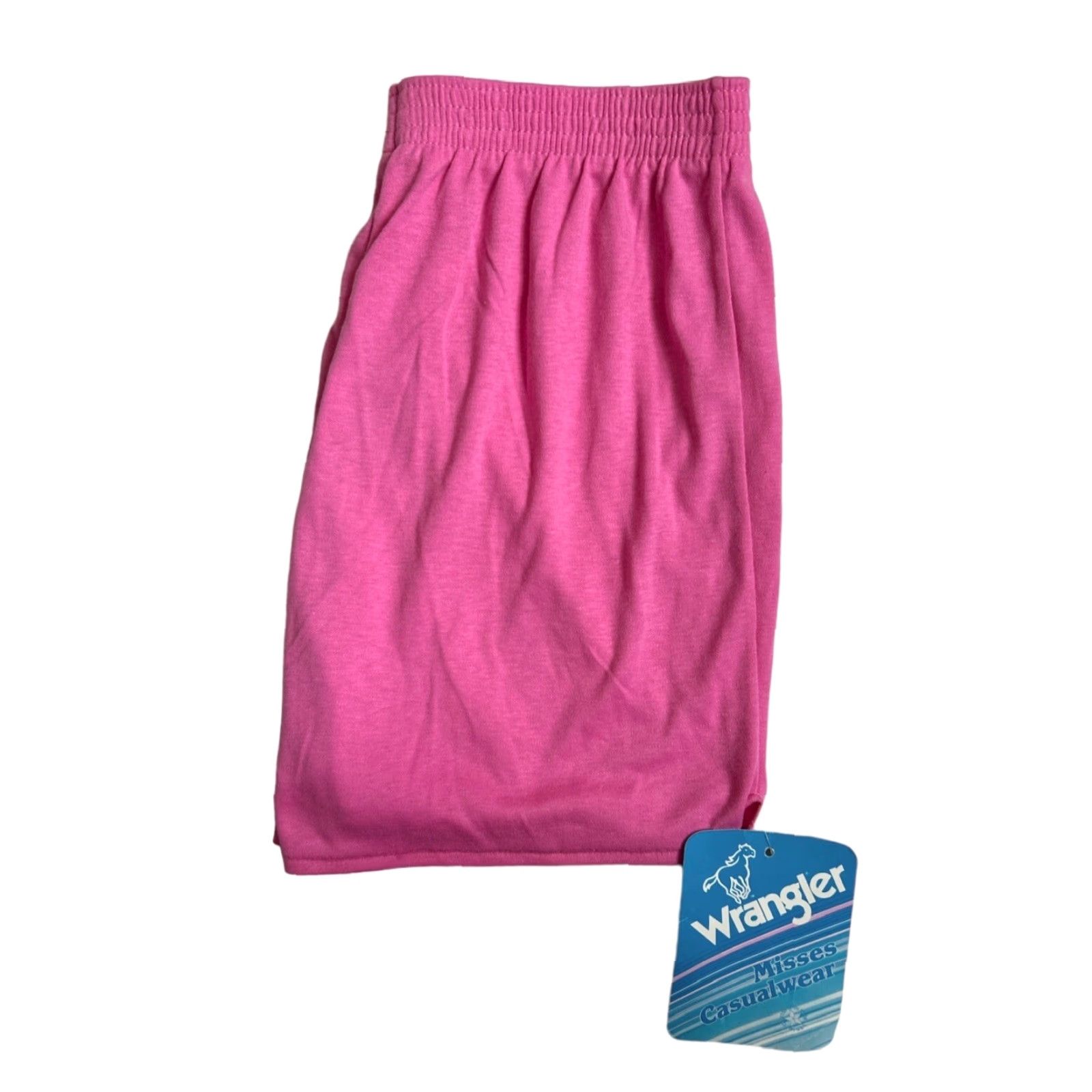 Wrangler VINTAGE Wrangler Shorts Womens L Deadstock NWT 80s Made in USA Pink USA Athletic Cotton/Polyester 2" Inseam Girls/Mens? Size 36" / US 14 / IT 50 - 2 Thumbnail