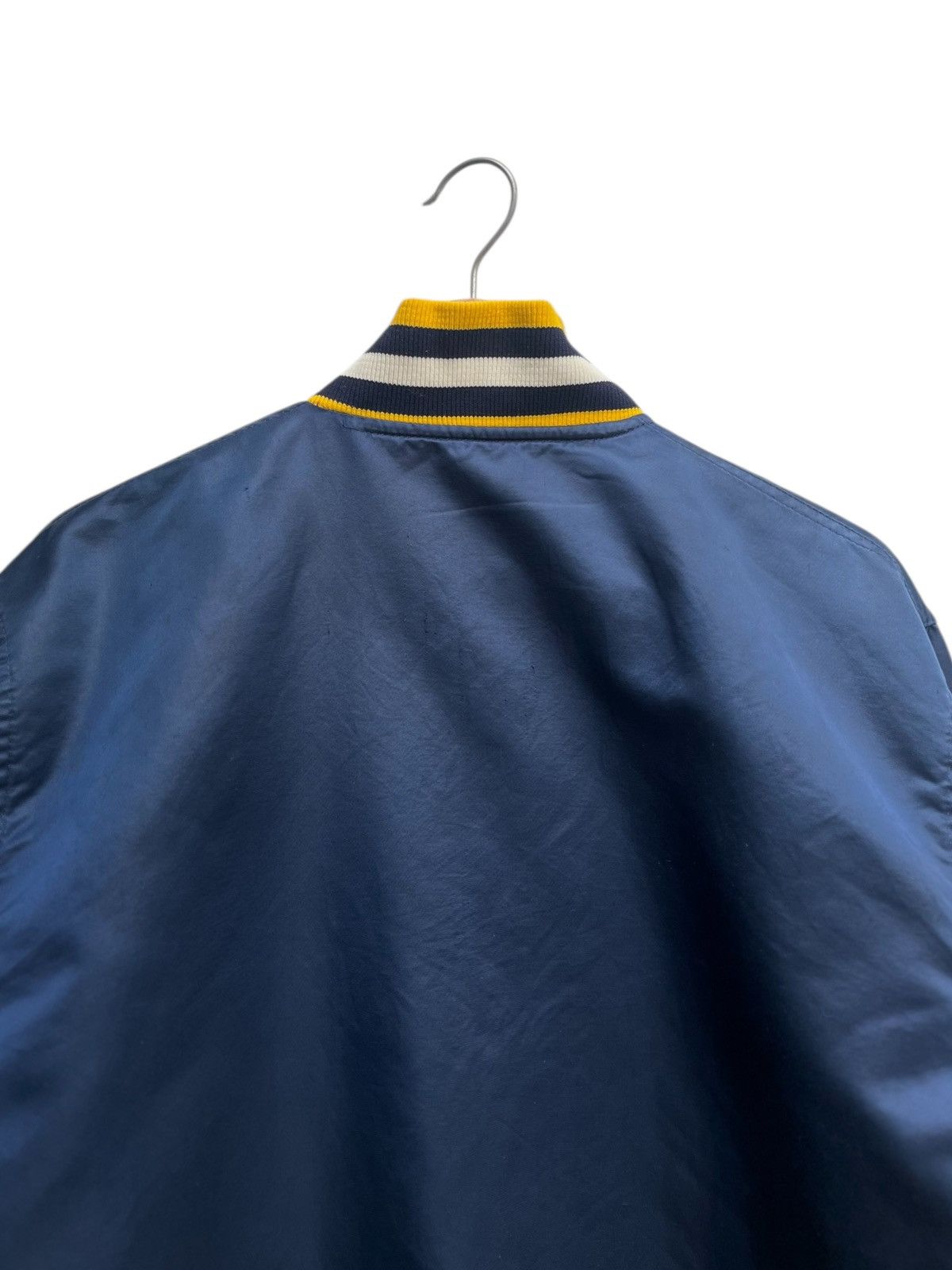 Starter Vintage Starter Michigan Wolverines Satin Varsity Jacket Size US M / EU 48-50 / 2 - 11 Thumbnail