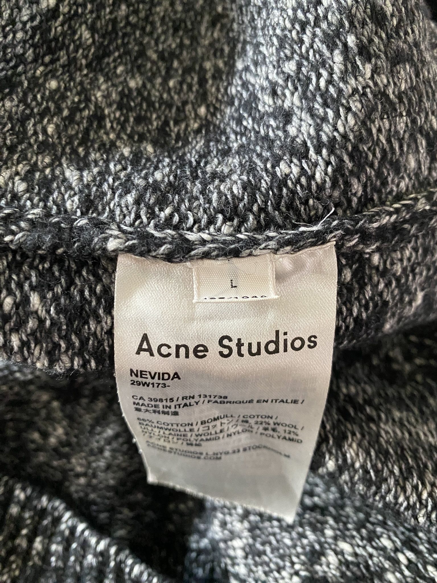 Acne Studios 50/L - $580 - Black Nevida Cardigan - Made in Italy Size US L / EU 52-54 / 3 - 8 Thumbnail
