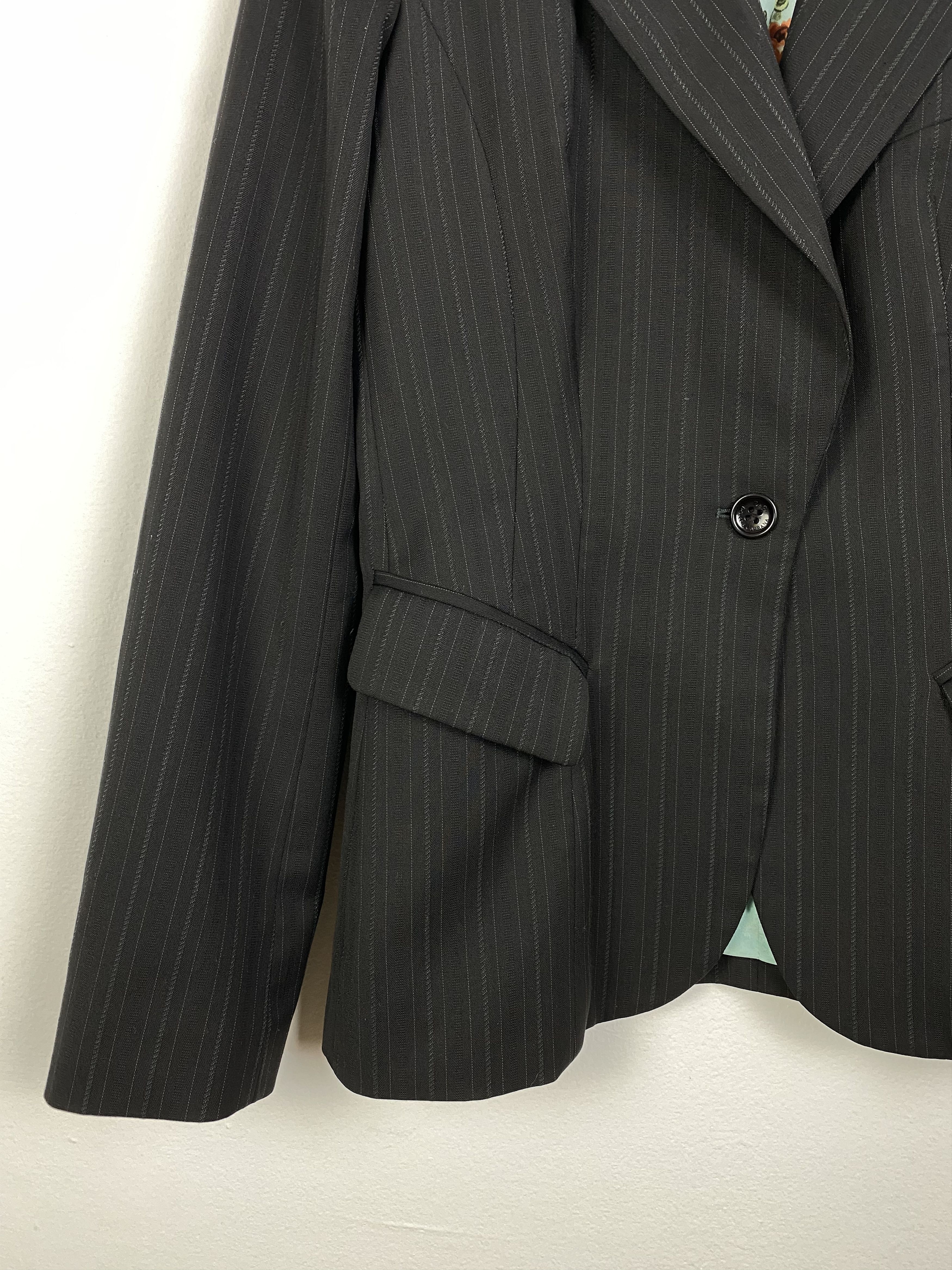 Dolce & Gabbana Dolche&Gabbana Wool Blend Stripe Fitted Jaccket SZ M Size M / US 6-8 / IT 42-44 - 3 Thumbnail