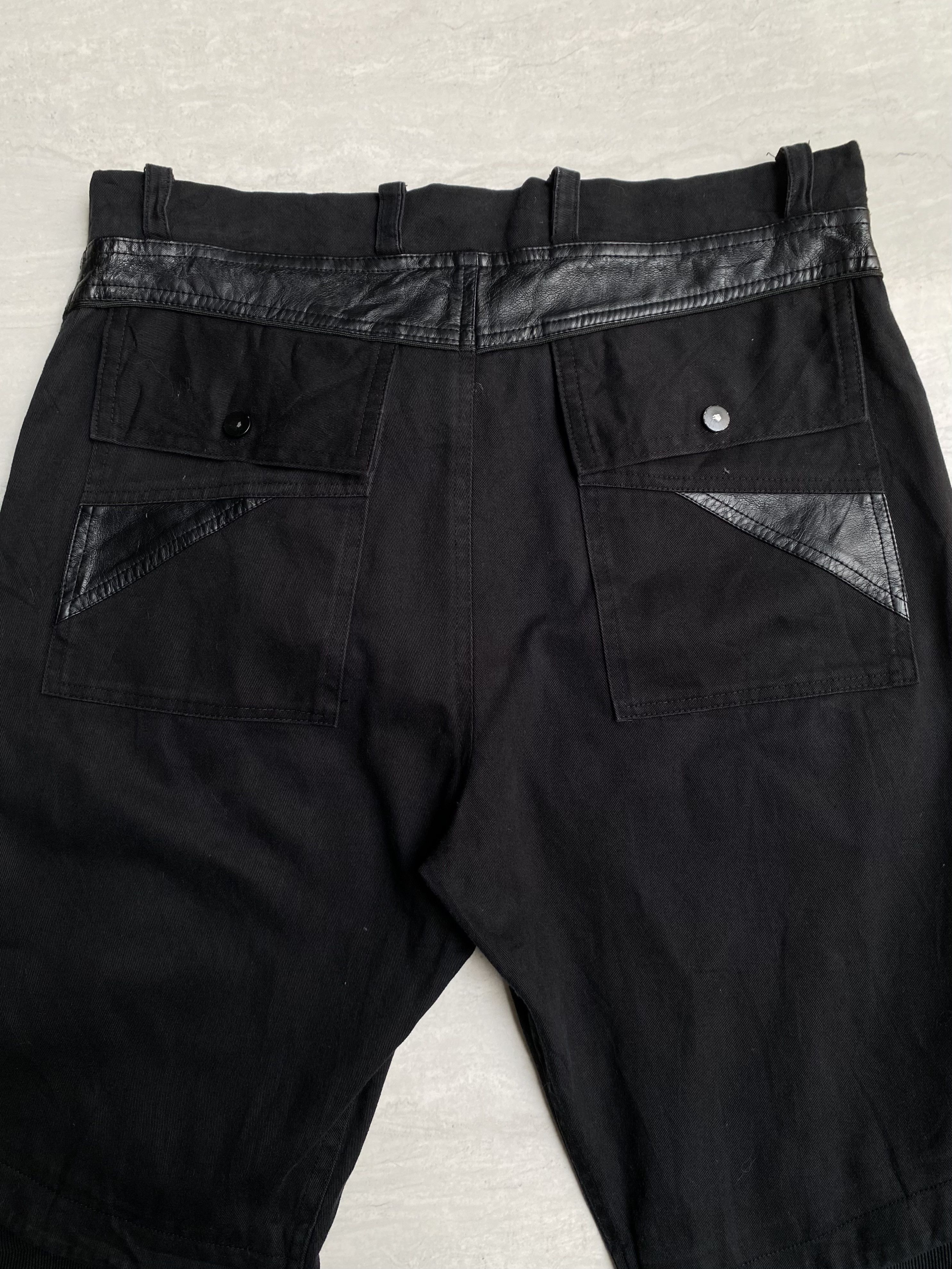 If Six Was Nine DIFFERENT Zipper Leather Bondage Pants Size US 28 / EU 44 - 12 Thumbnail