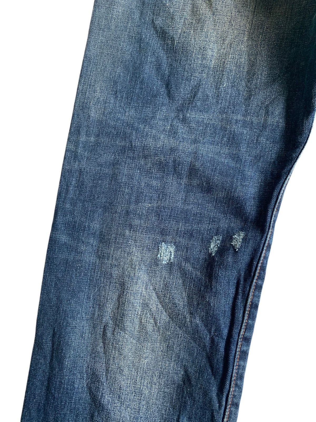 Japanese Brand × Kapital Santeria Eyedy Rare Selvedge Distressed Denim Size US 33 - 20 Thumbnail
