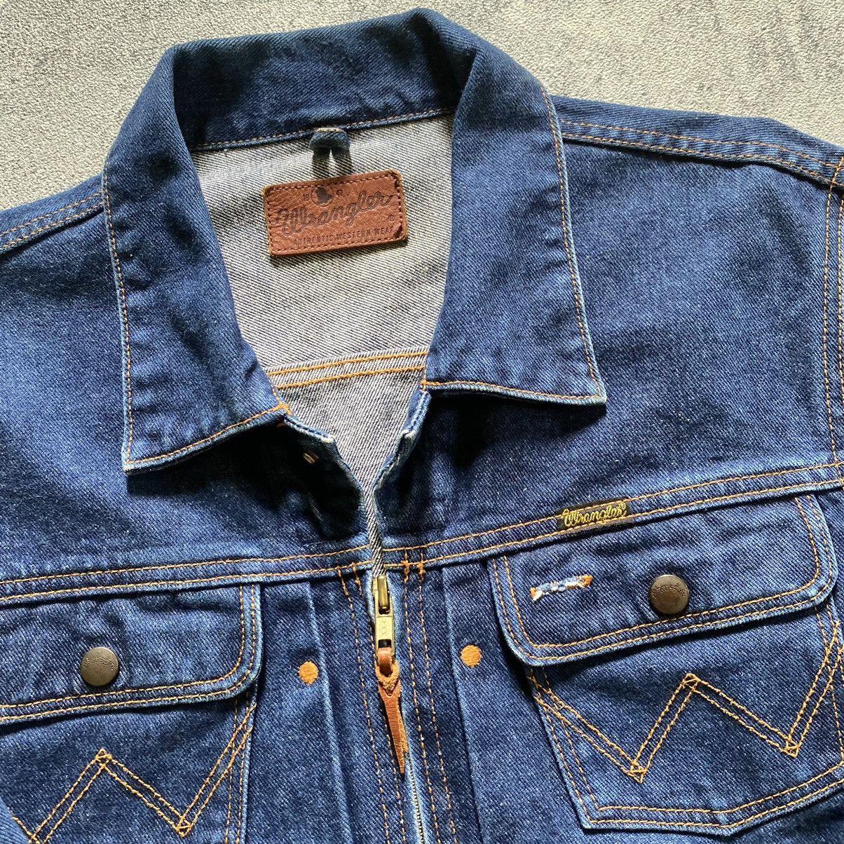 Vintage × Wrangler Wrangler denim jacket vintage Size M / US 6-8 / IT 42-44 - 5 Thumbnail