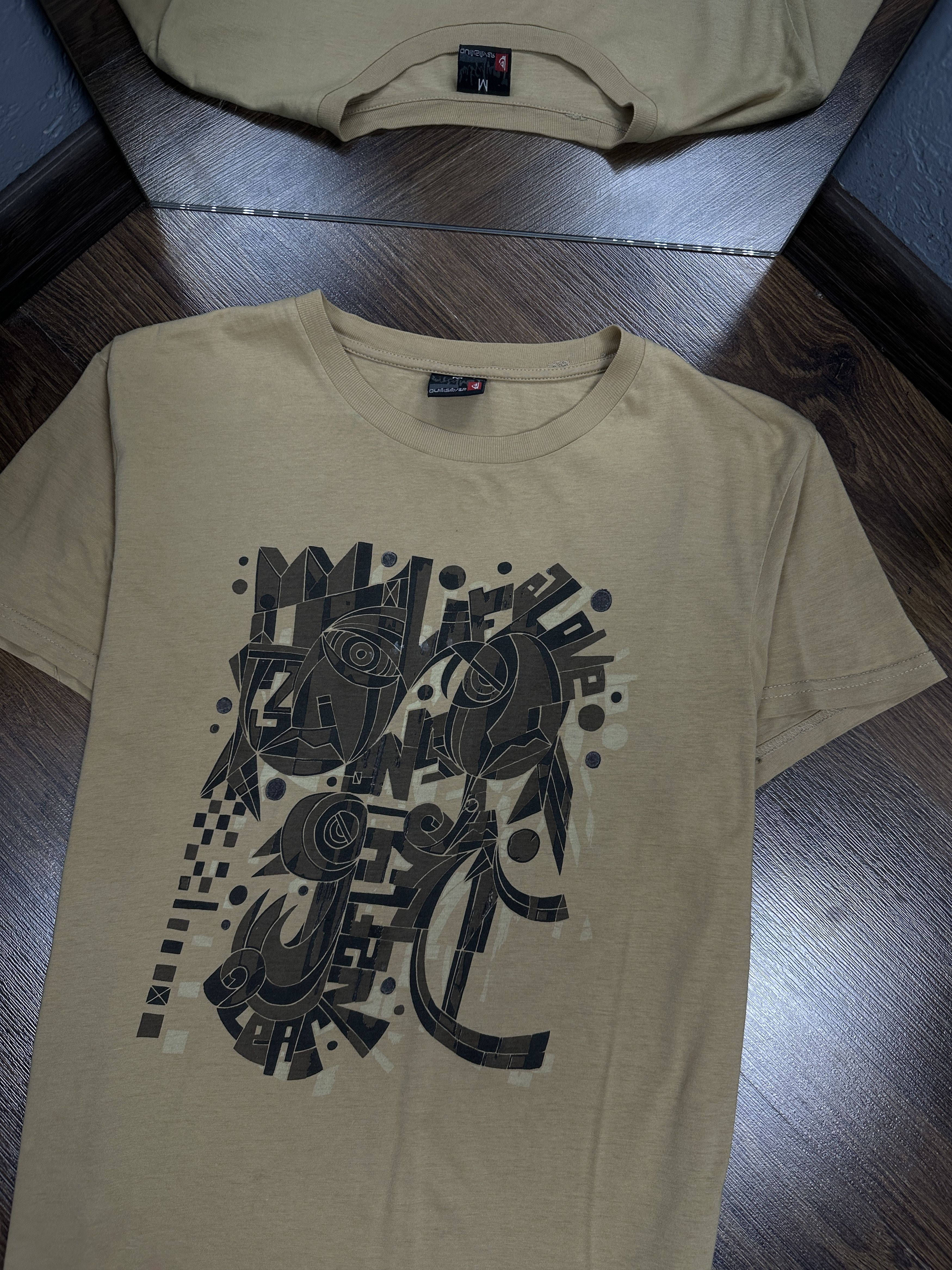Quiksilver × Vintage Quiksilver Vintage Crew Neck T-Shirt Size US M / EU 48-50 / 2 - 2 Thumbnail